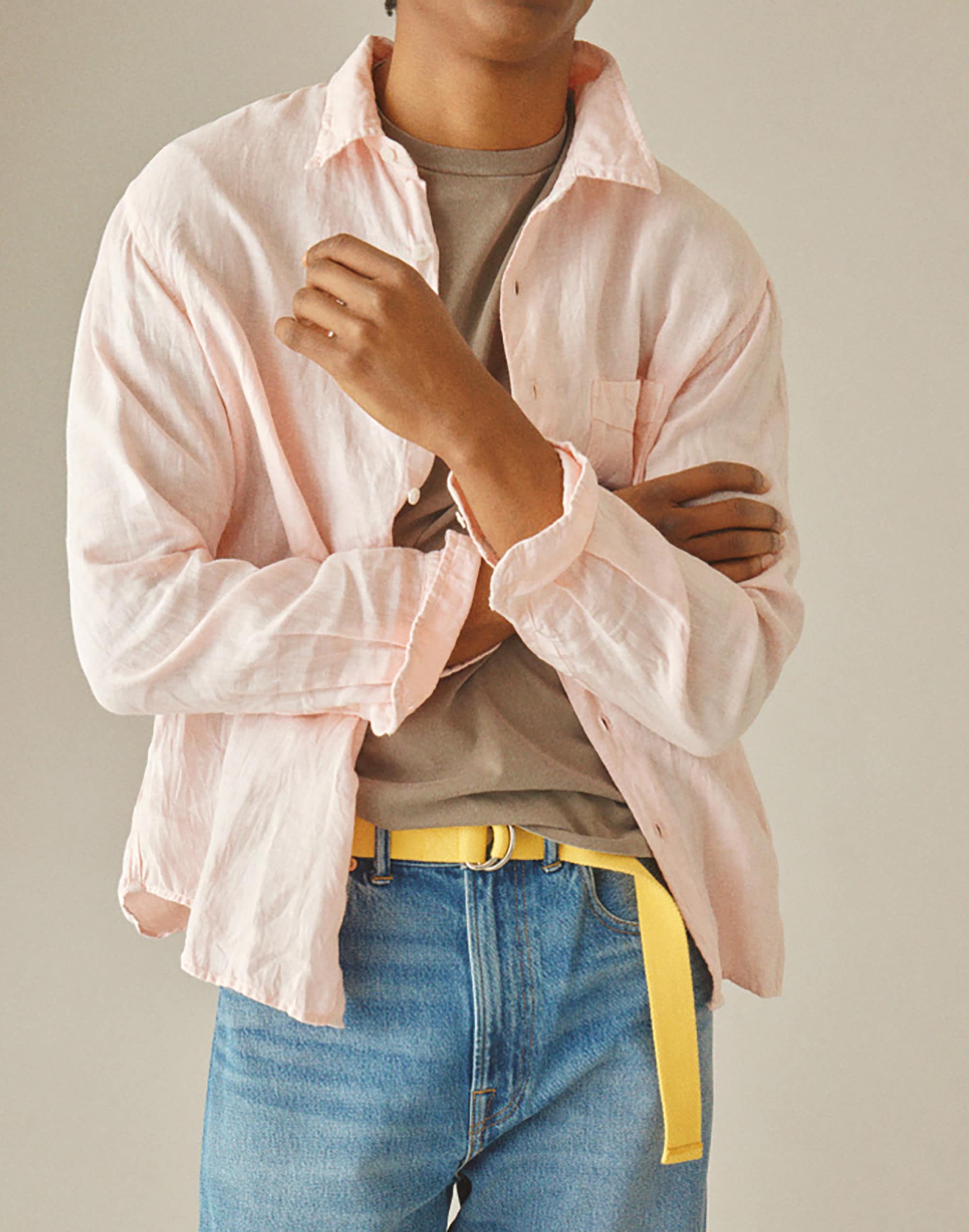 Button-Up Shirt in Linen