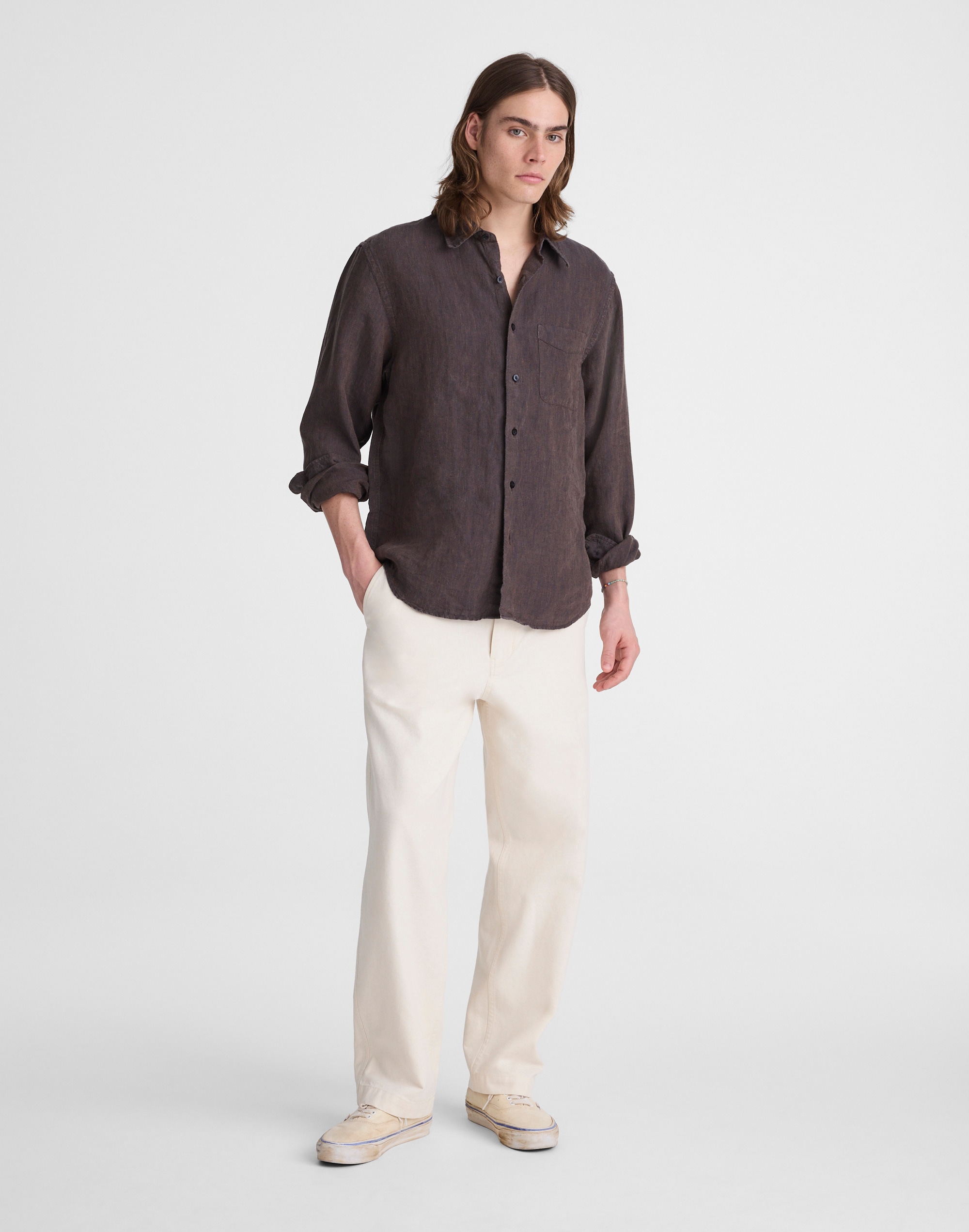 Button-Up Shirt in Linen