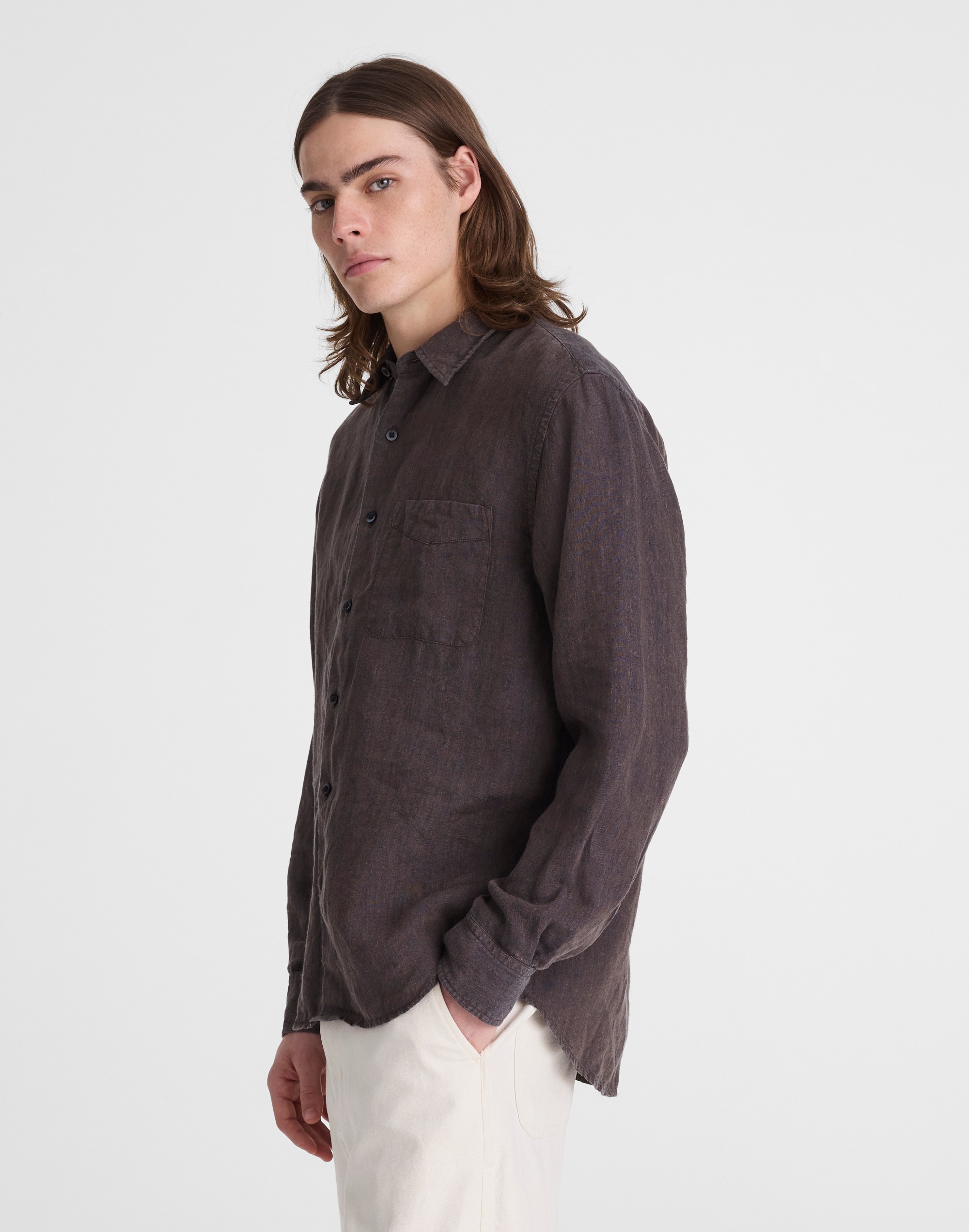 Button-Up Shirt in Linen
