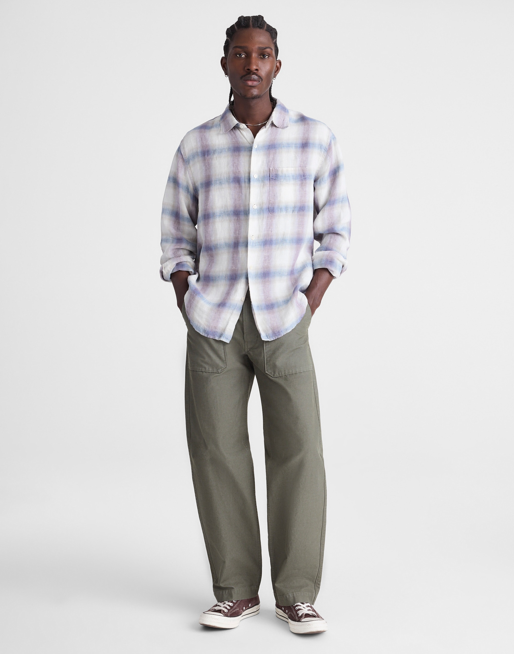 Button-Up Shirt in Linen