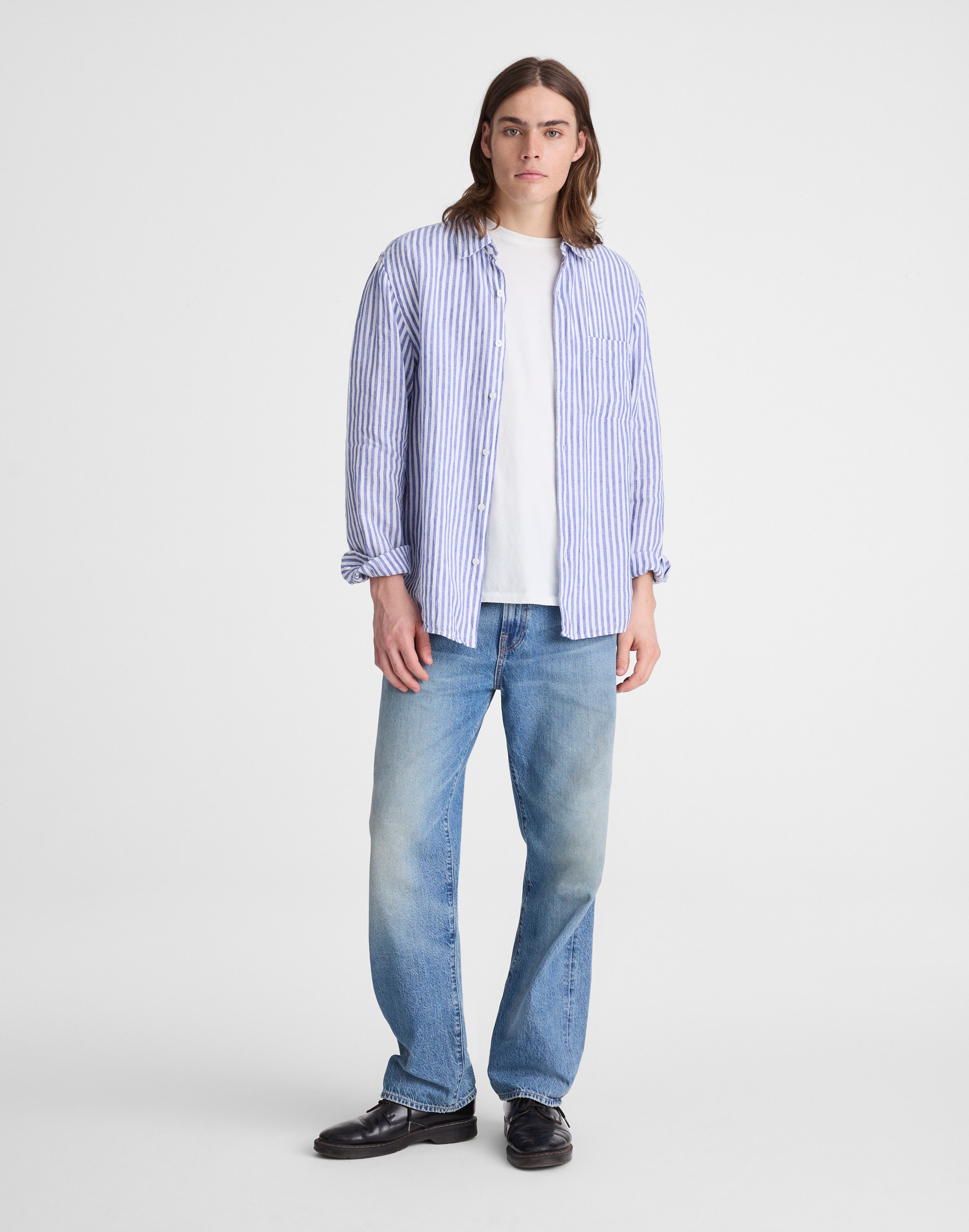 Button-Up Shirt in Linen