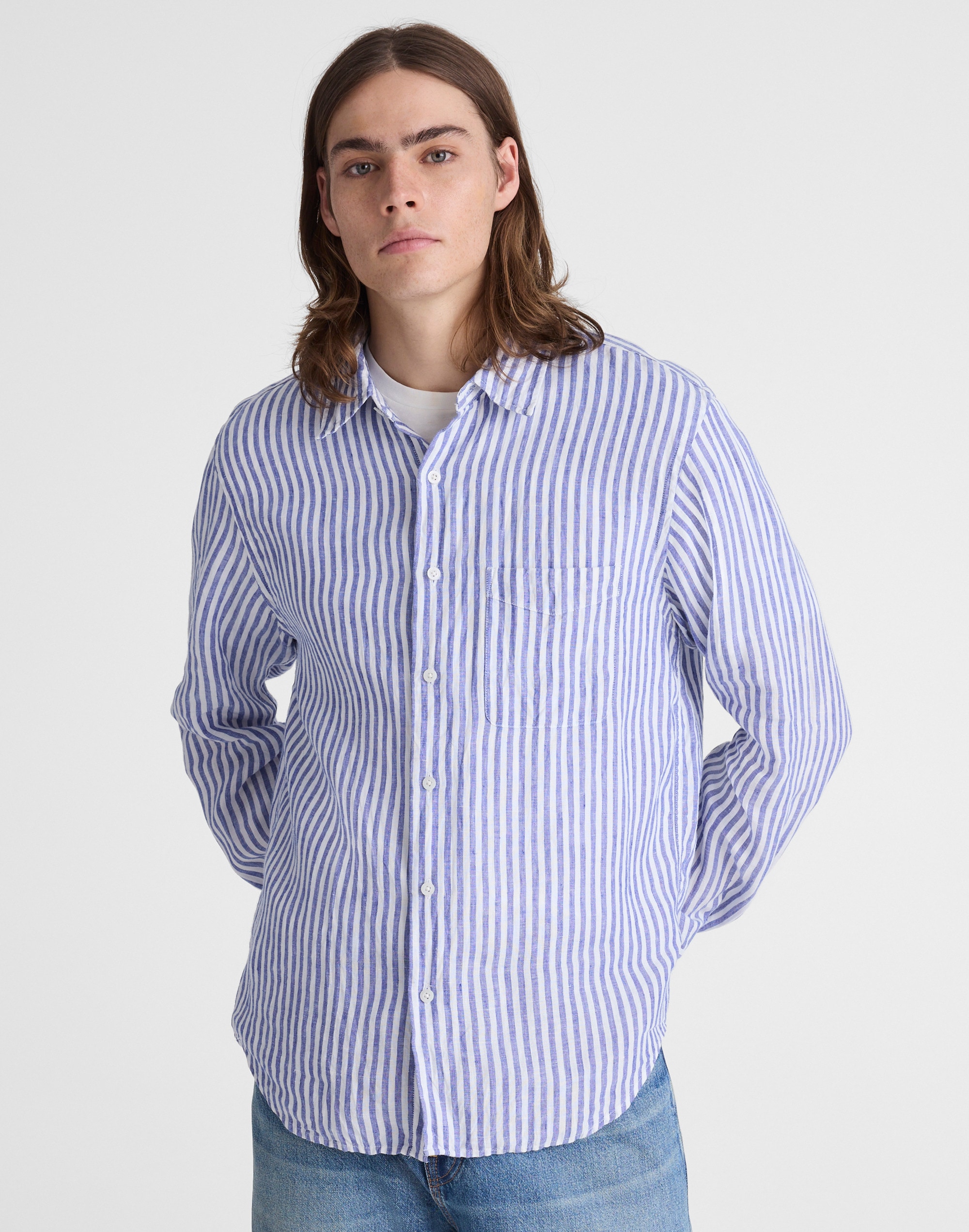 Button-Up Shirt in Linen
