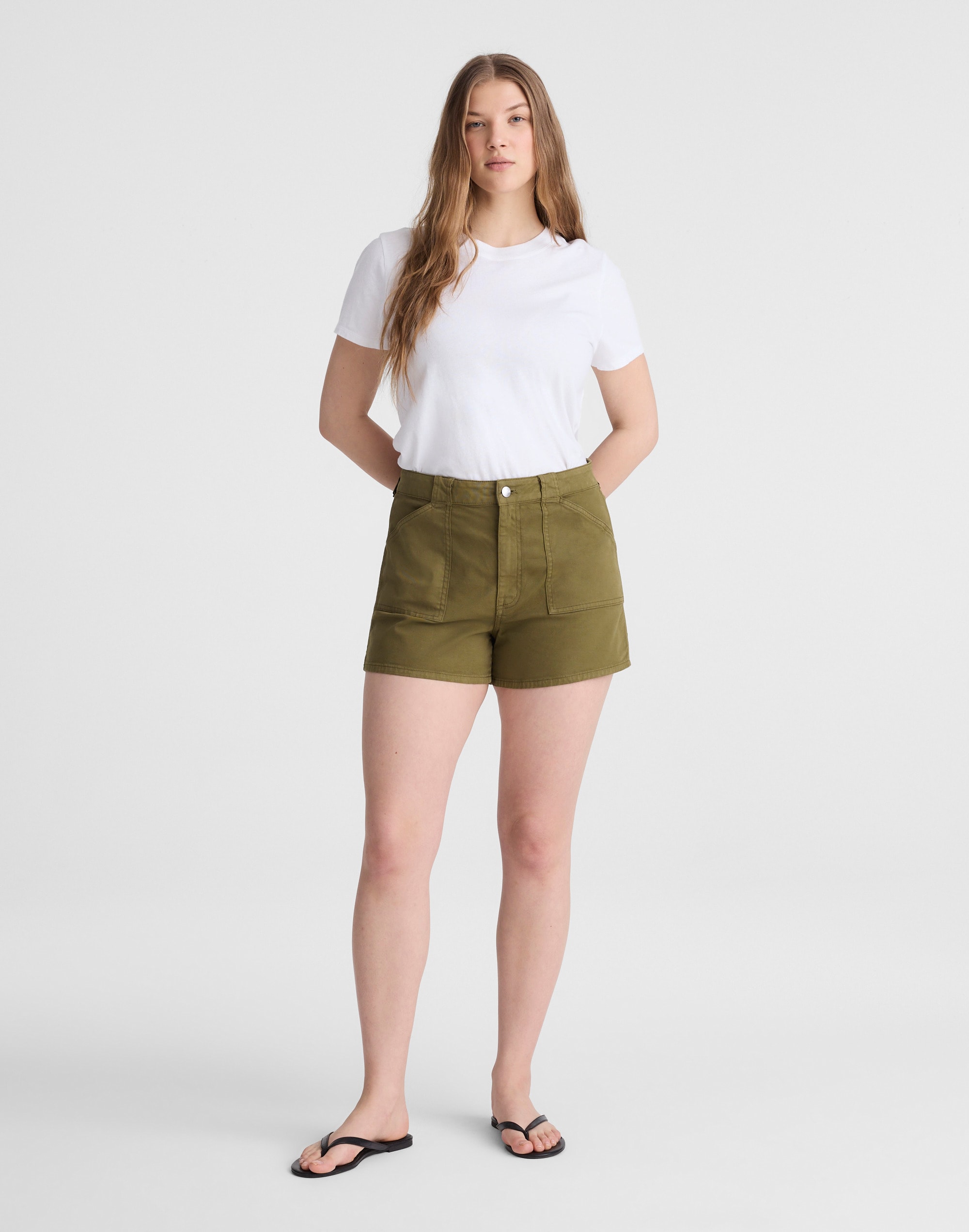 the curvy perfect vintage utility short