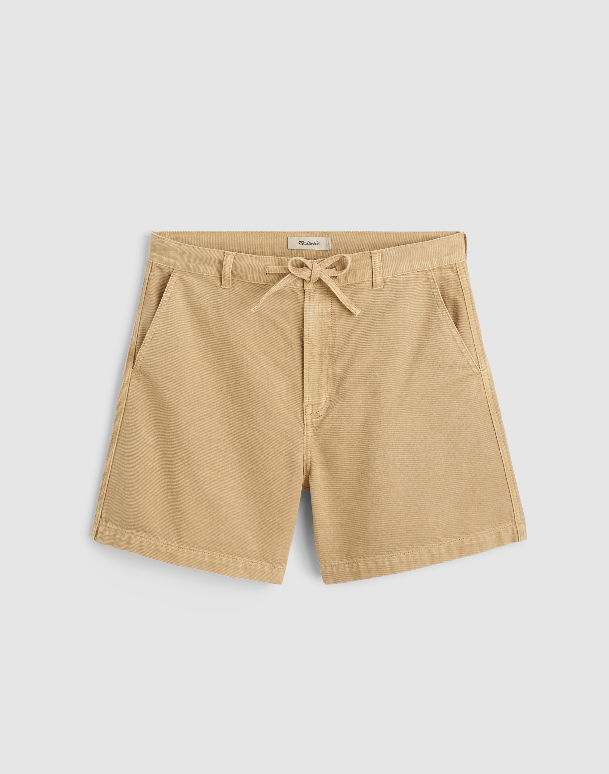 The Drawstring Short in Airy Denim