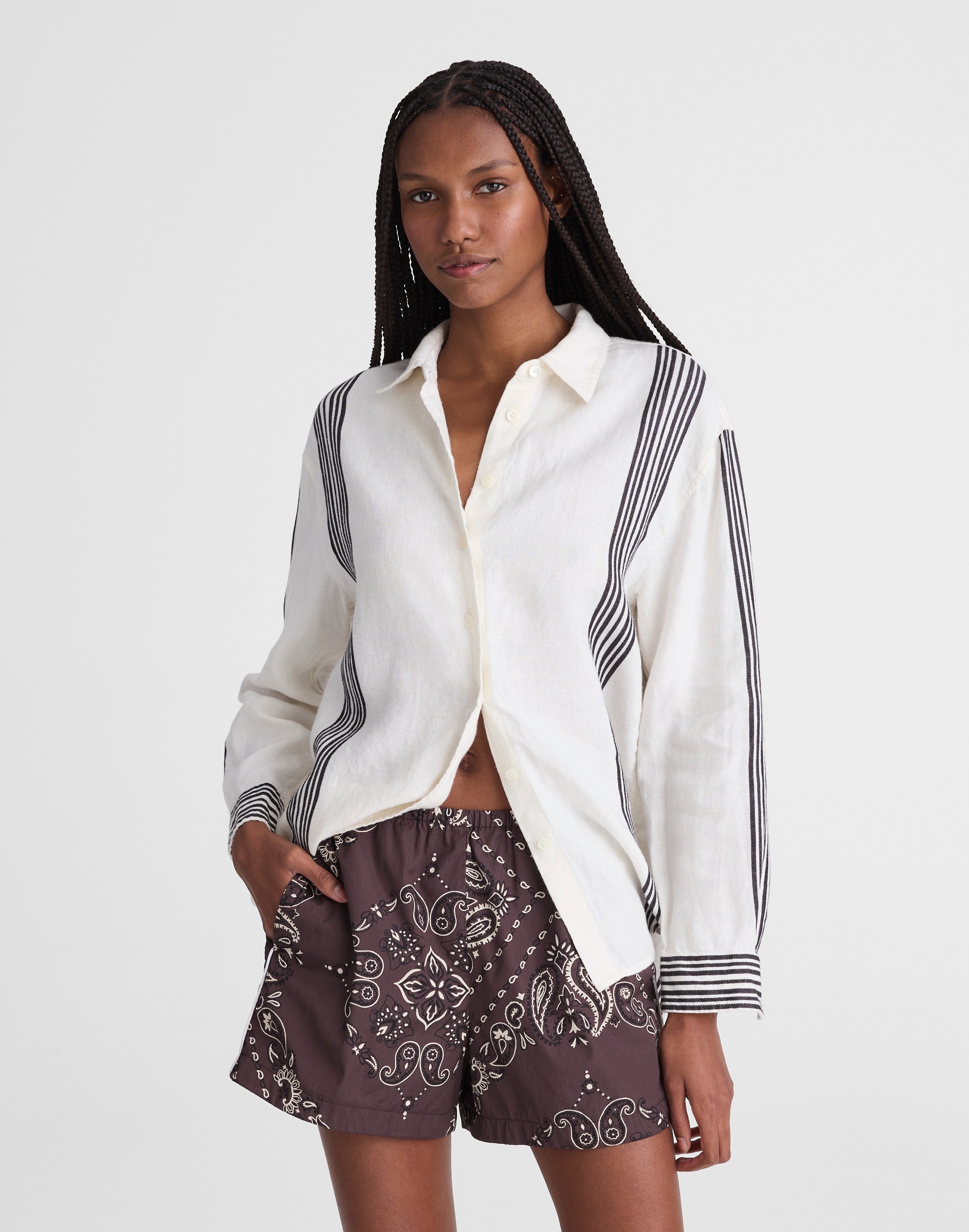 Madewell Pull-on Boardshorts In Purple