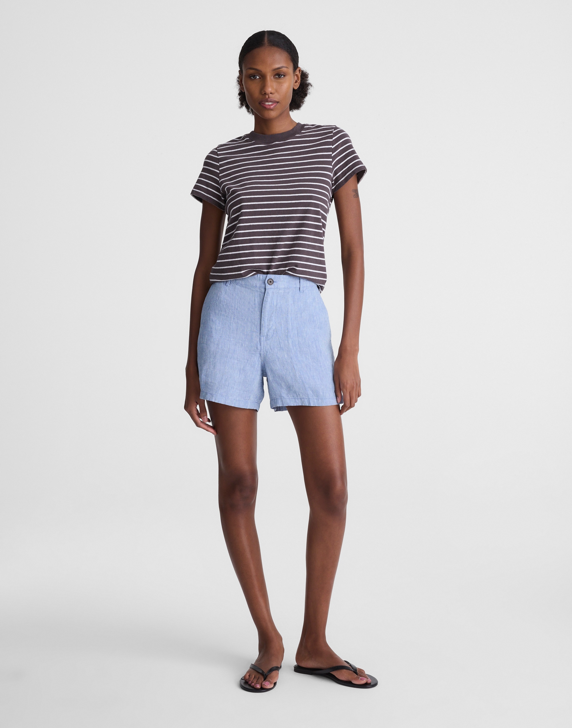 Madewell The Zoe Short In Blue