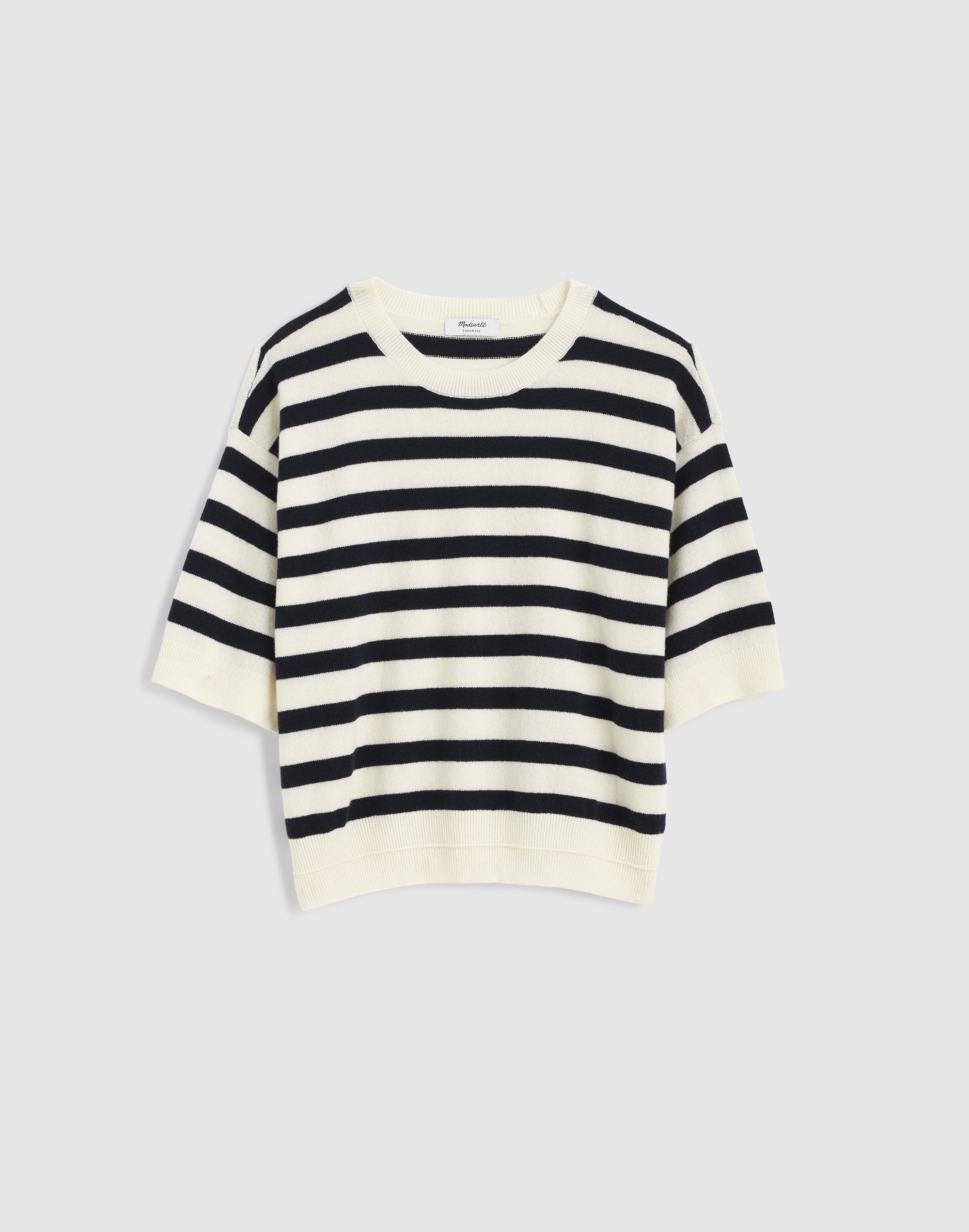 Relaxed Sweater Tee in 100% Cashmere