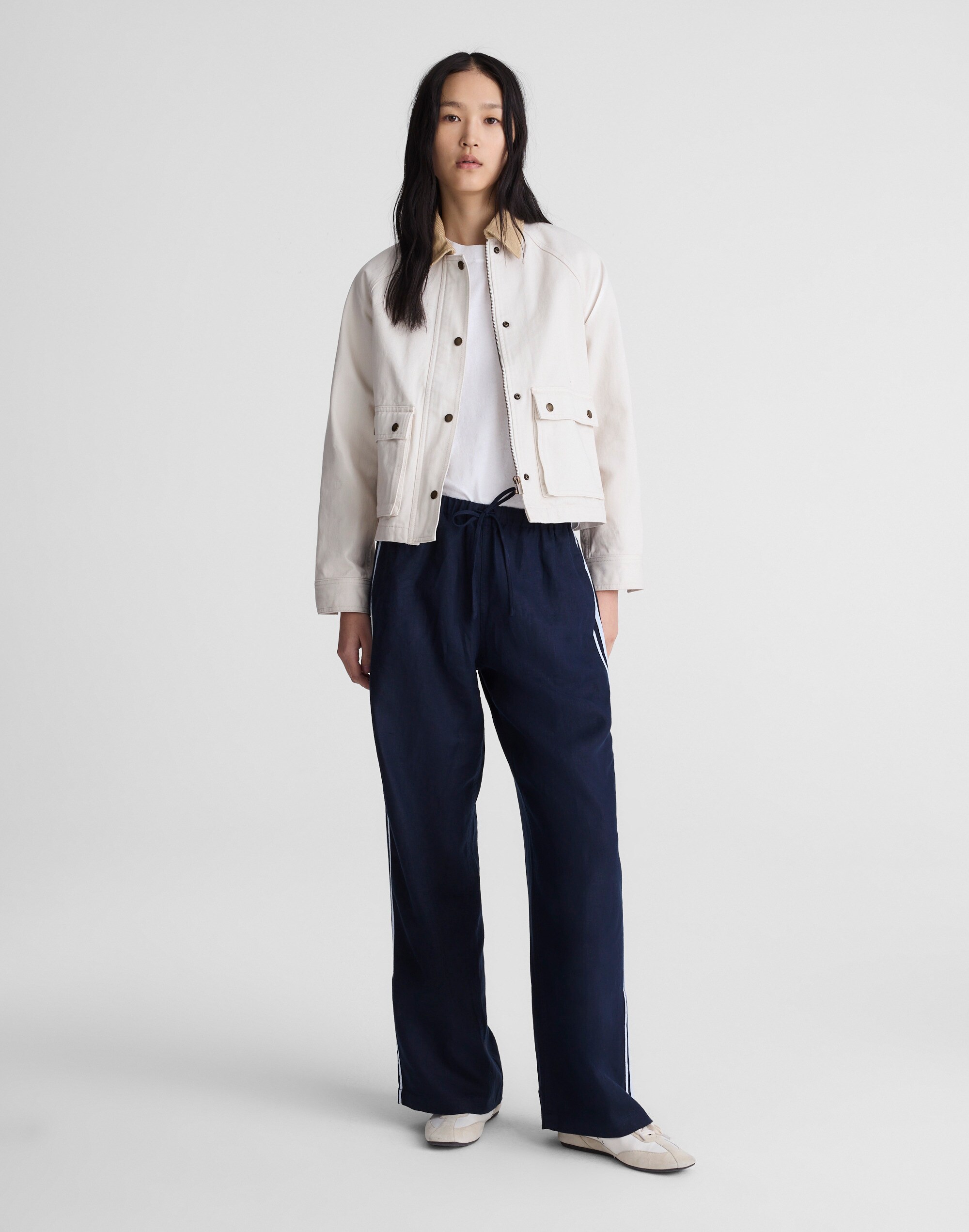 Pull-On Pants in 100% Linen