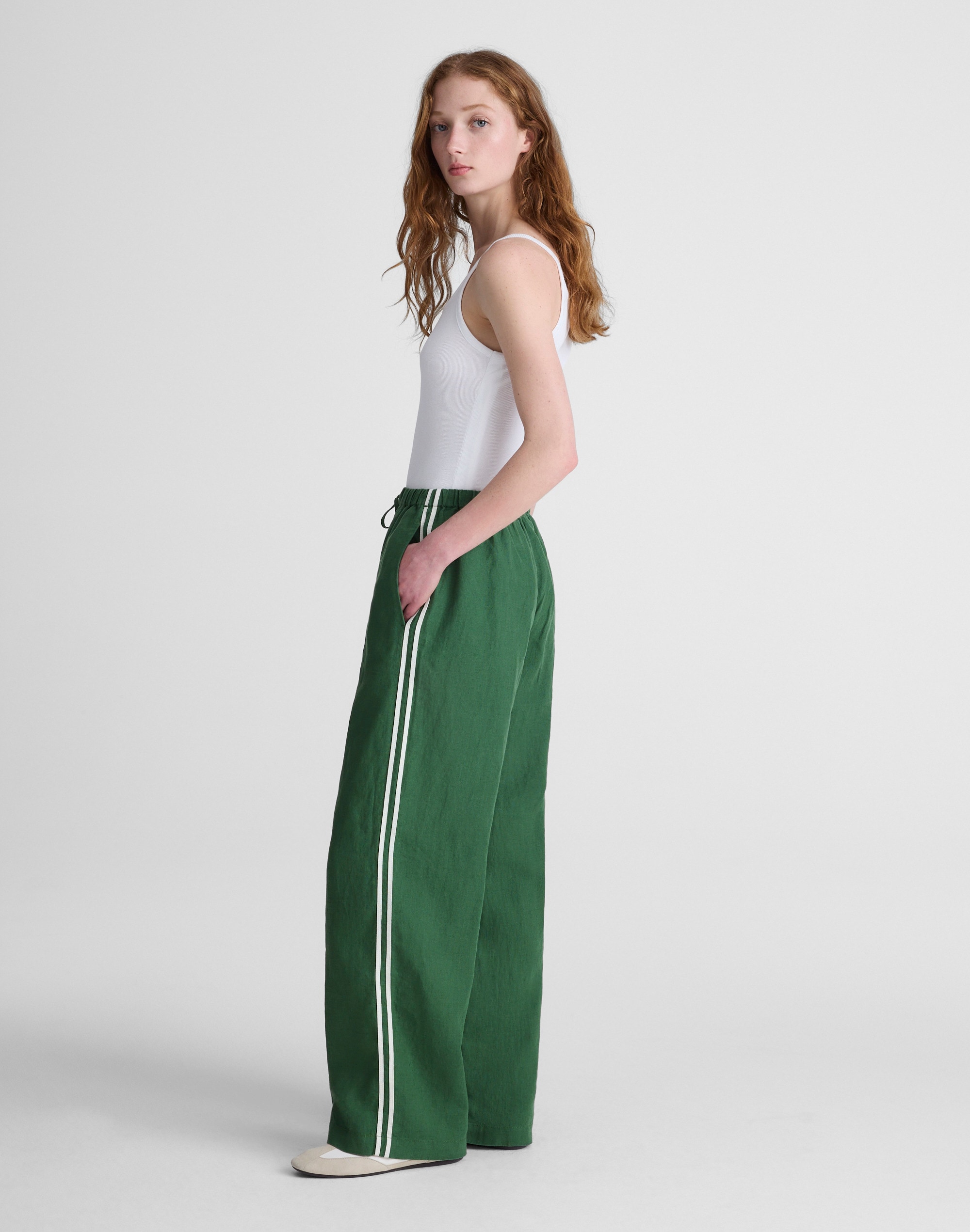 Tall Pull-On Pants in 100% Linen
