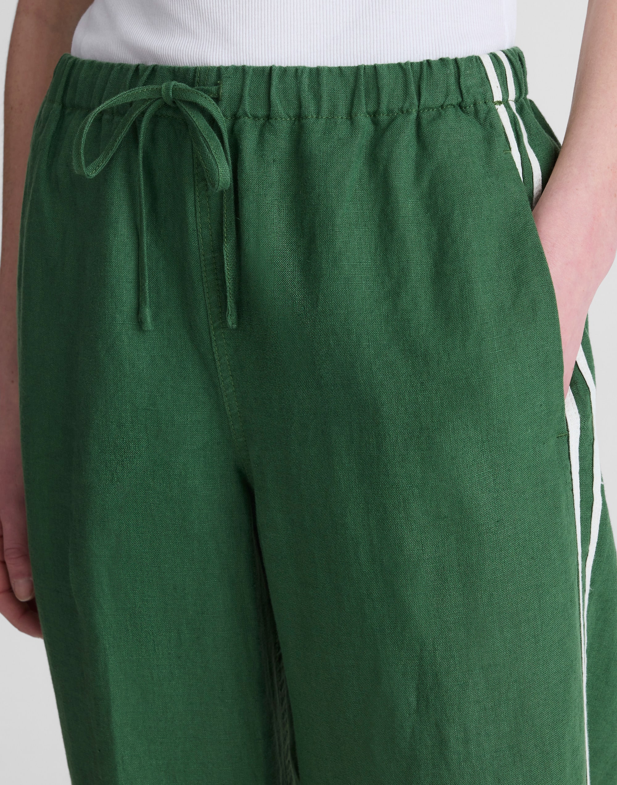 Tall Pull-On Pants in 100% Linen