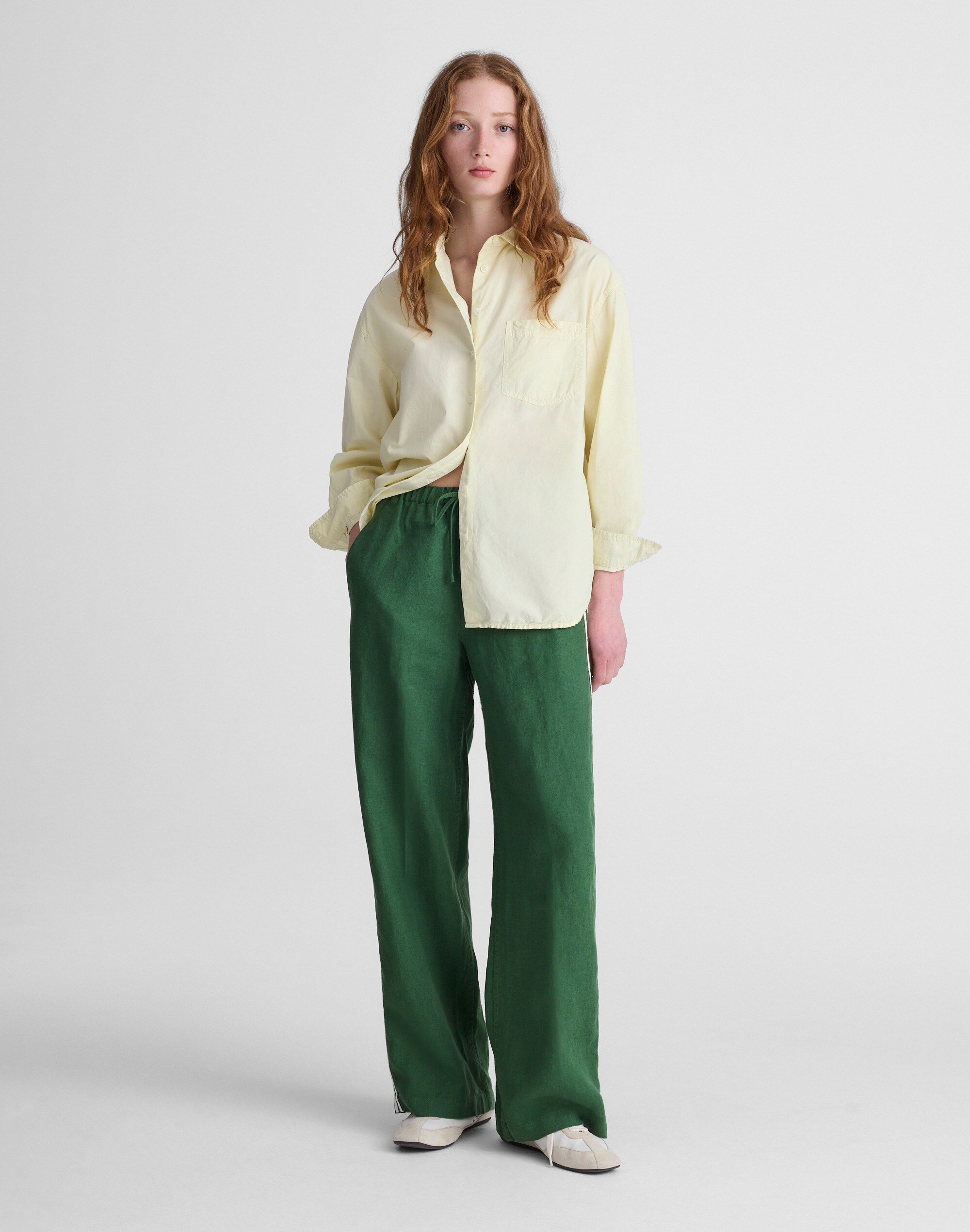 Tall Pull-On Pants in 100% Linen