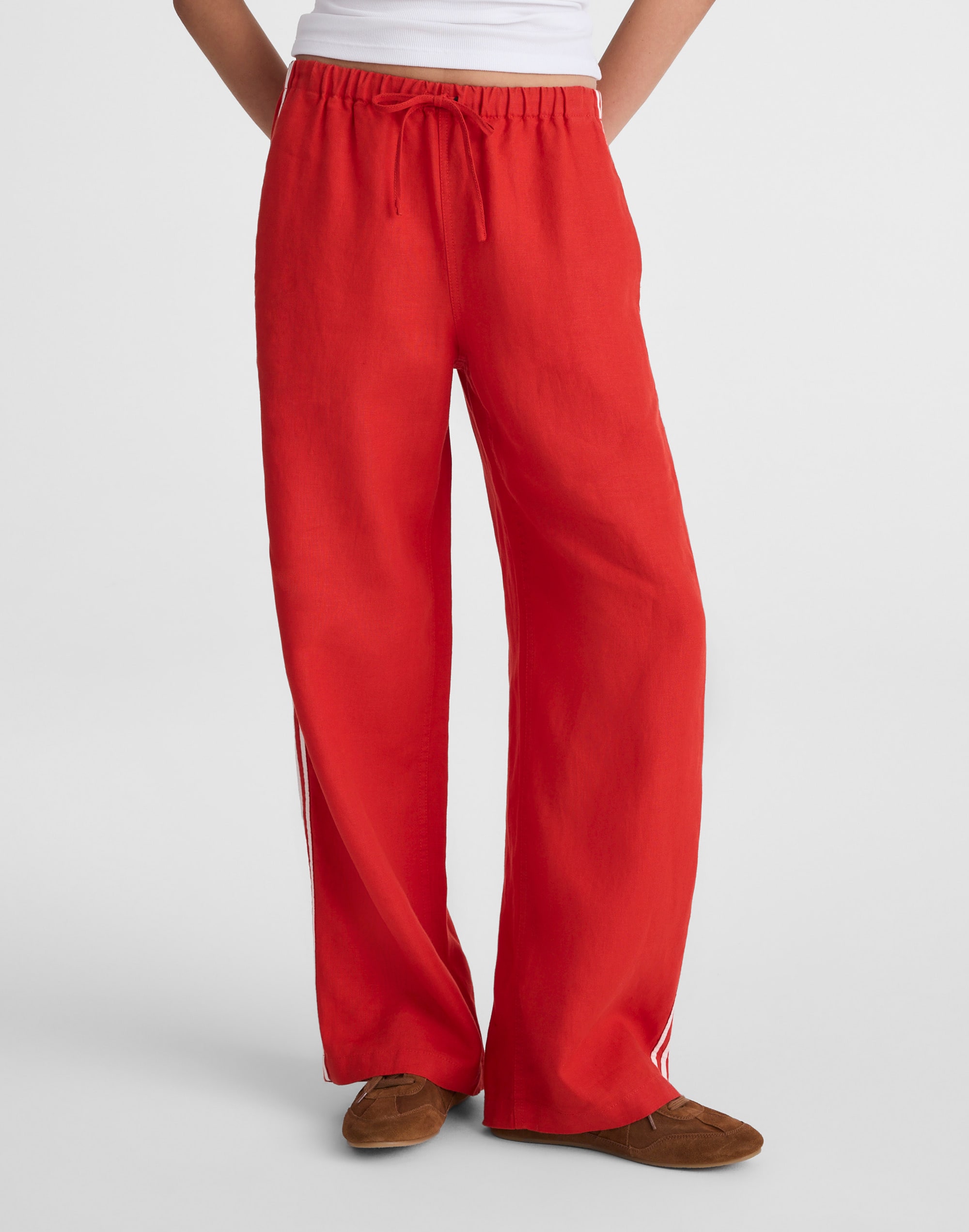 Pull-On Pants in 100% Linen