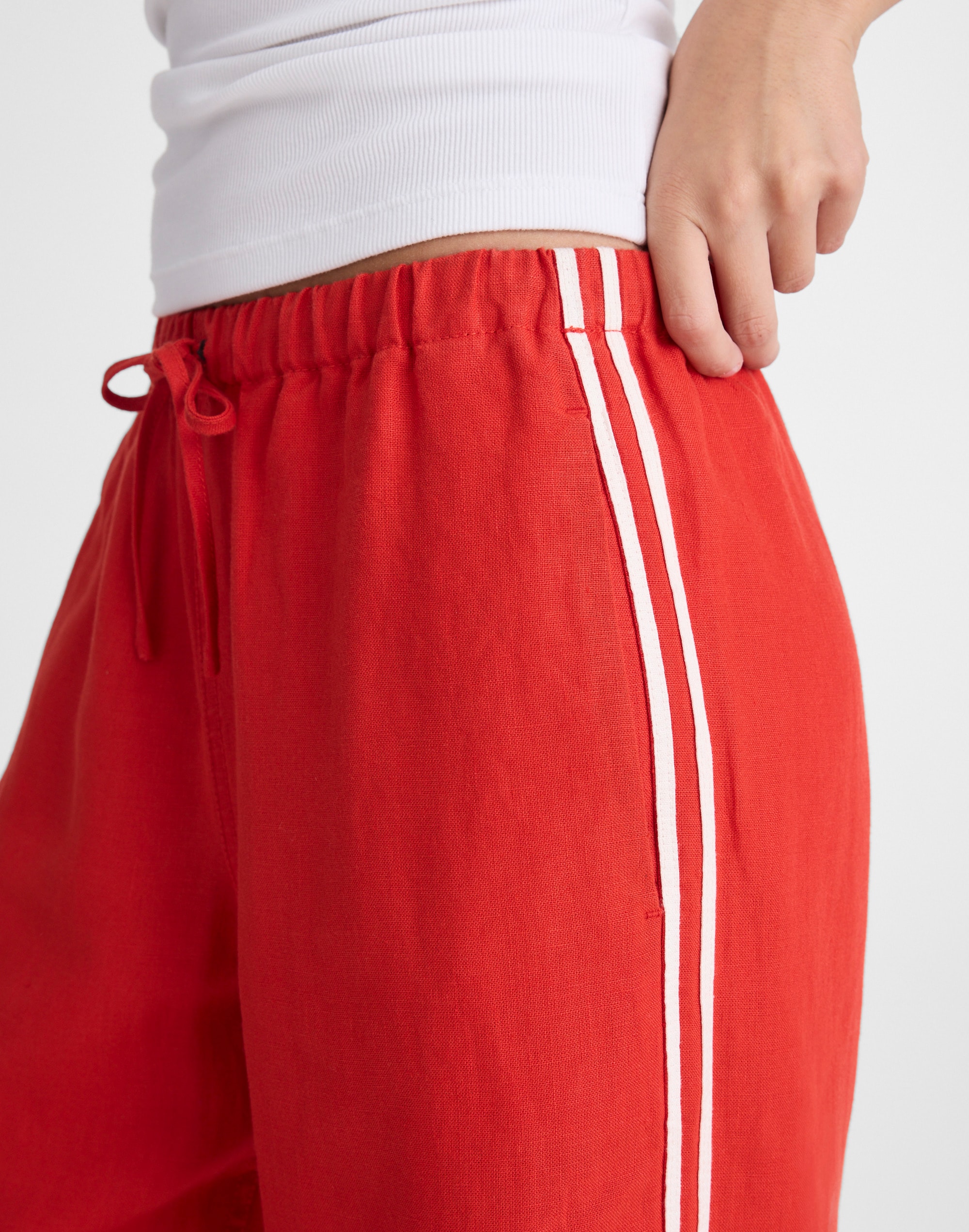 Pull-On Pants in 100% Linen