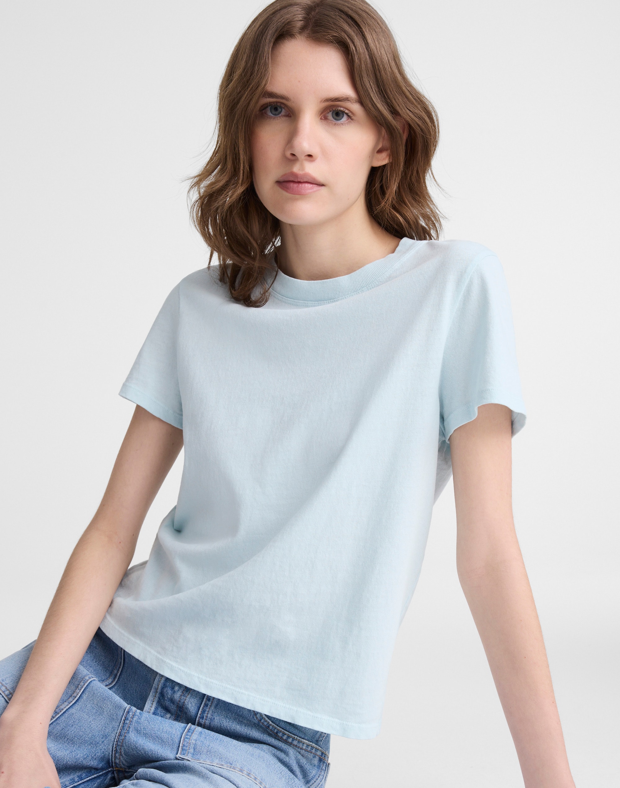 Madewell The Relaxed Tee In Blue