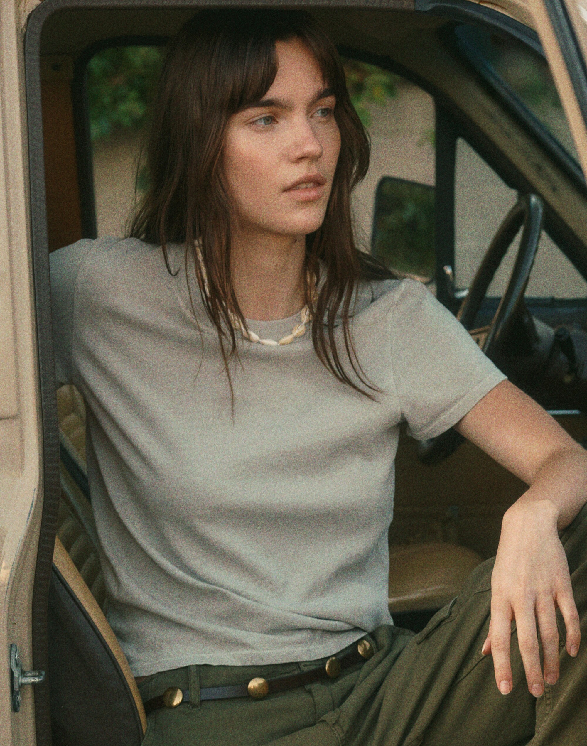 The Relaxed Tee in Vintage Jersey