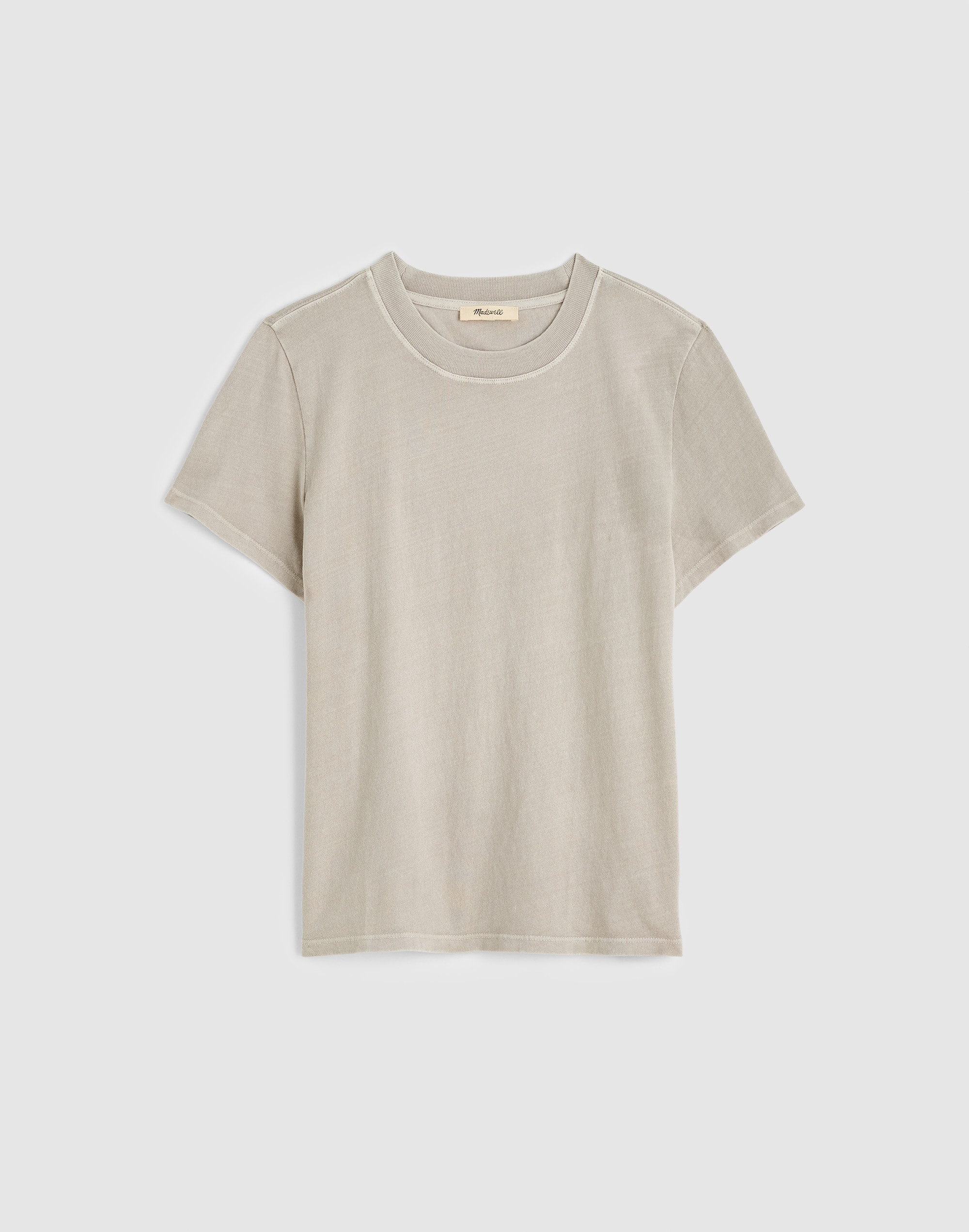 Madewell The Relaxed Tee In Gray