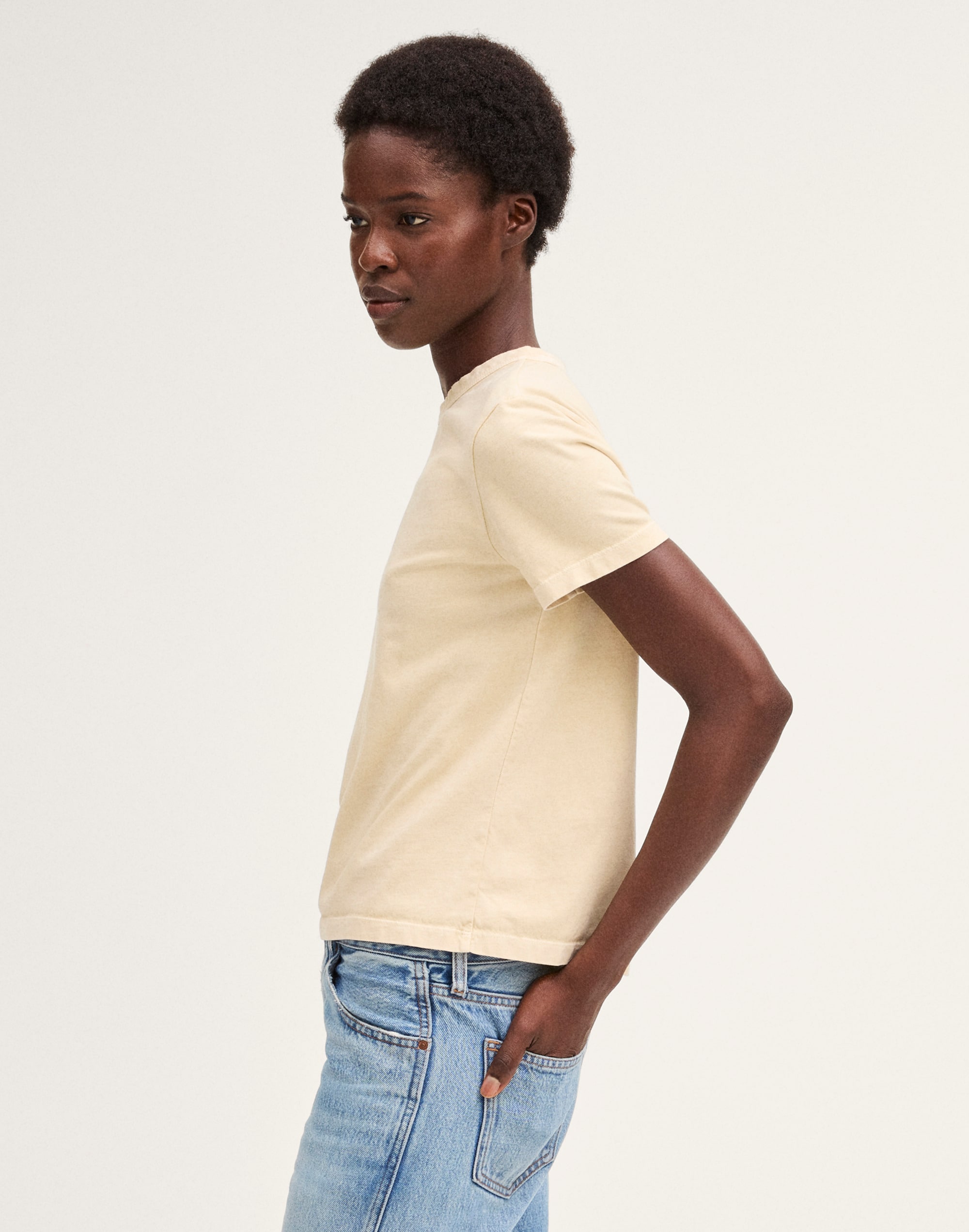 The Relaxed Tee in Vintage Jersey