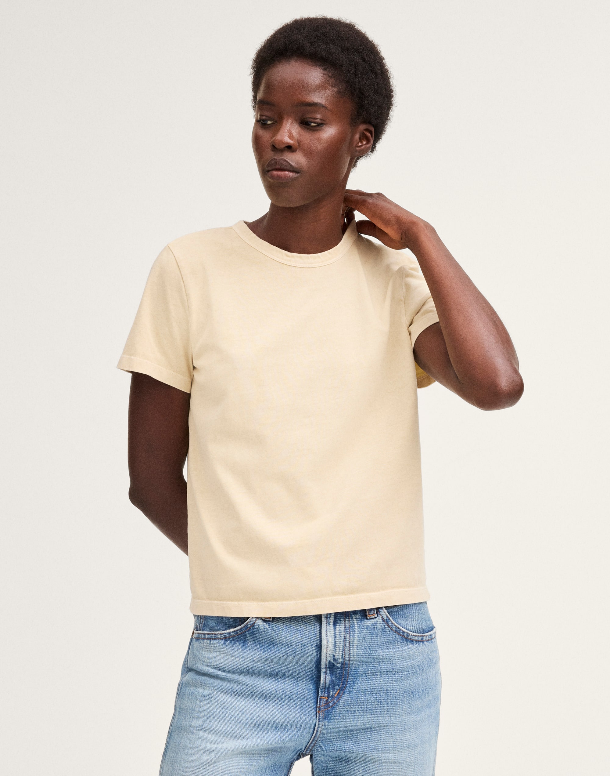 The Relaxed Tee in Vintage Jersey
