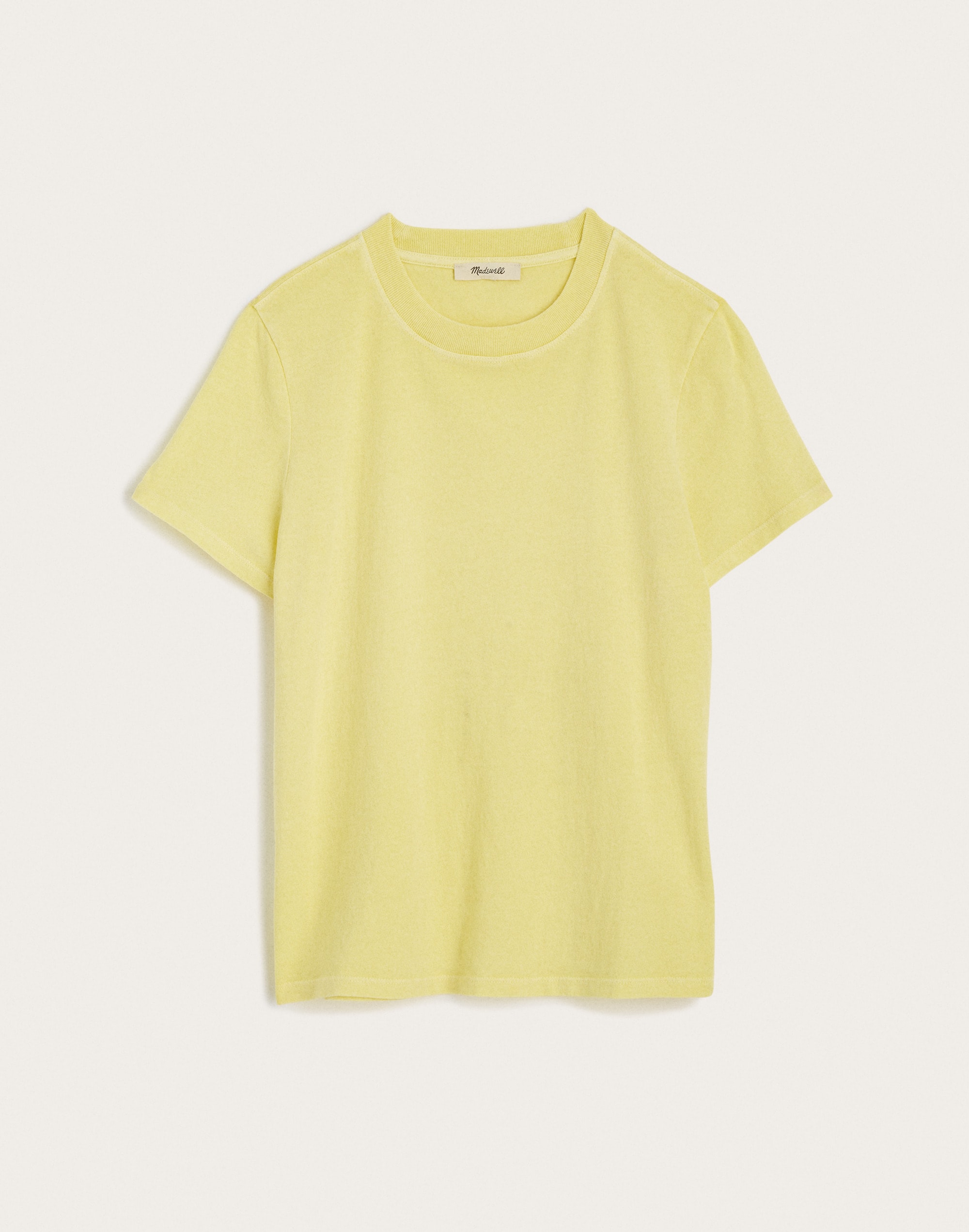Madewell The Relaxed Tee In Limoncello