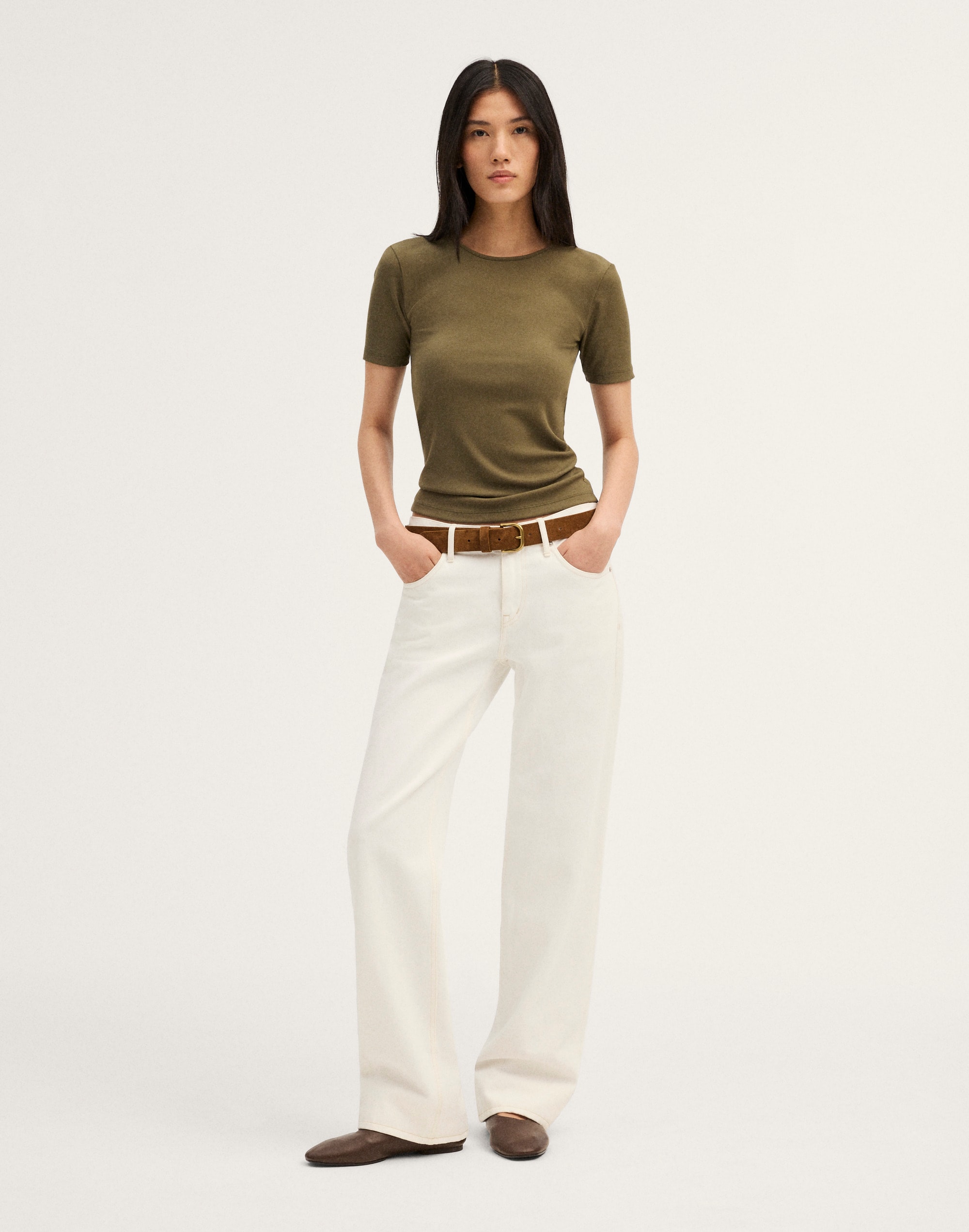 The 9-9 Tee in LuxeRib