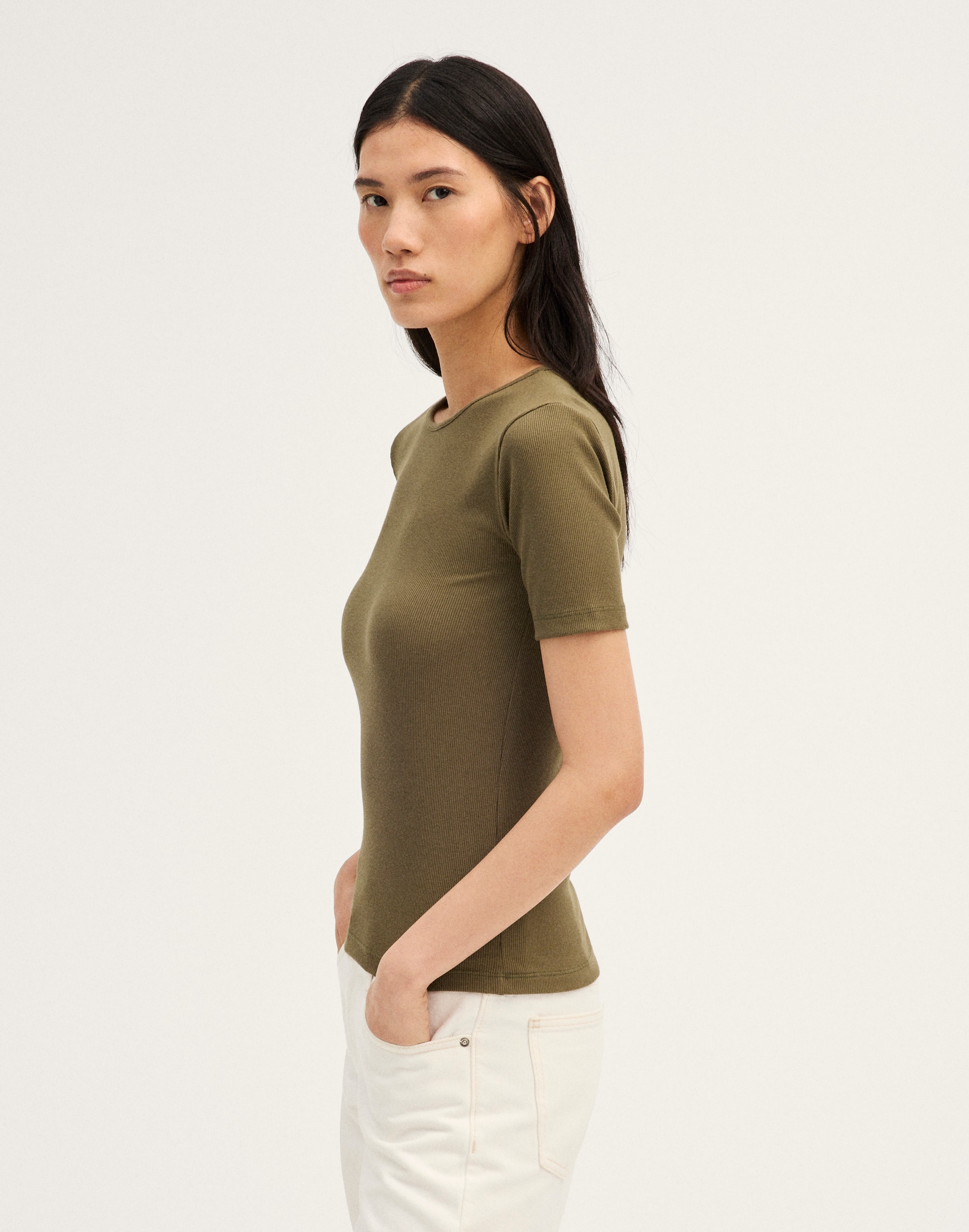 The 9-9 Tee in LuxeRib