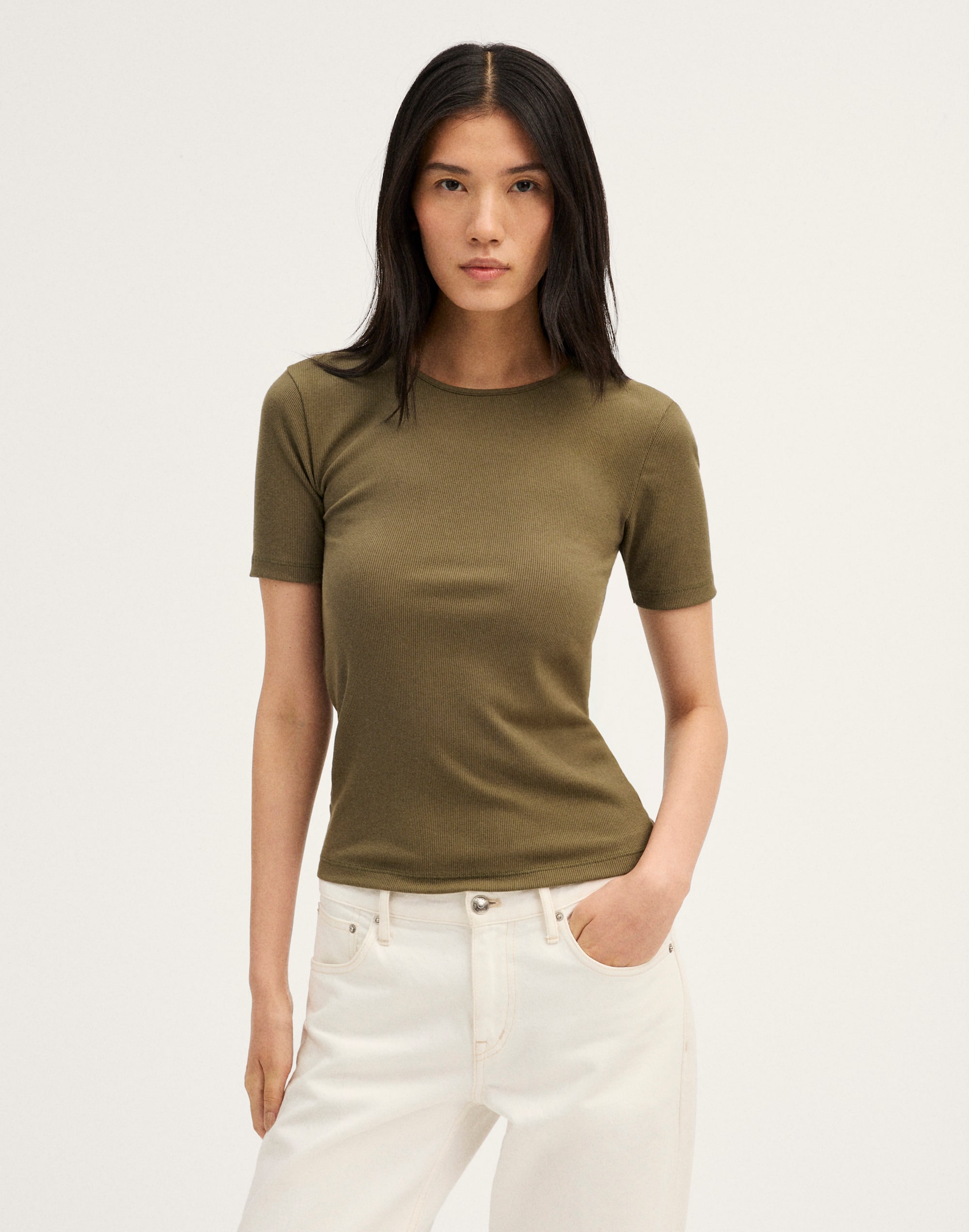 The 9-9 Tee in LuxeRib