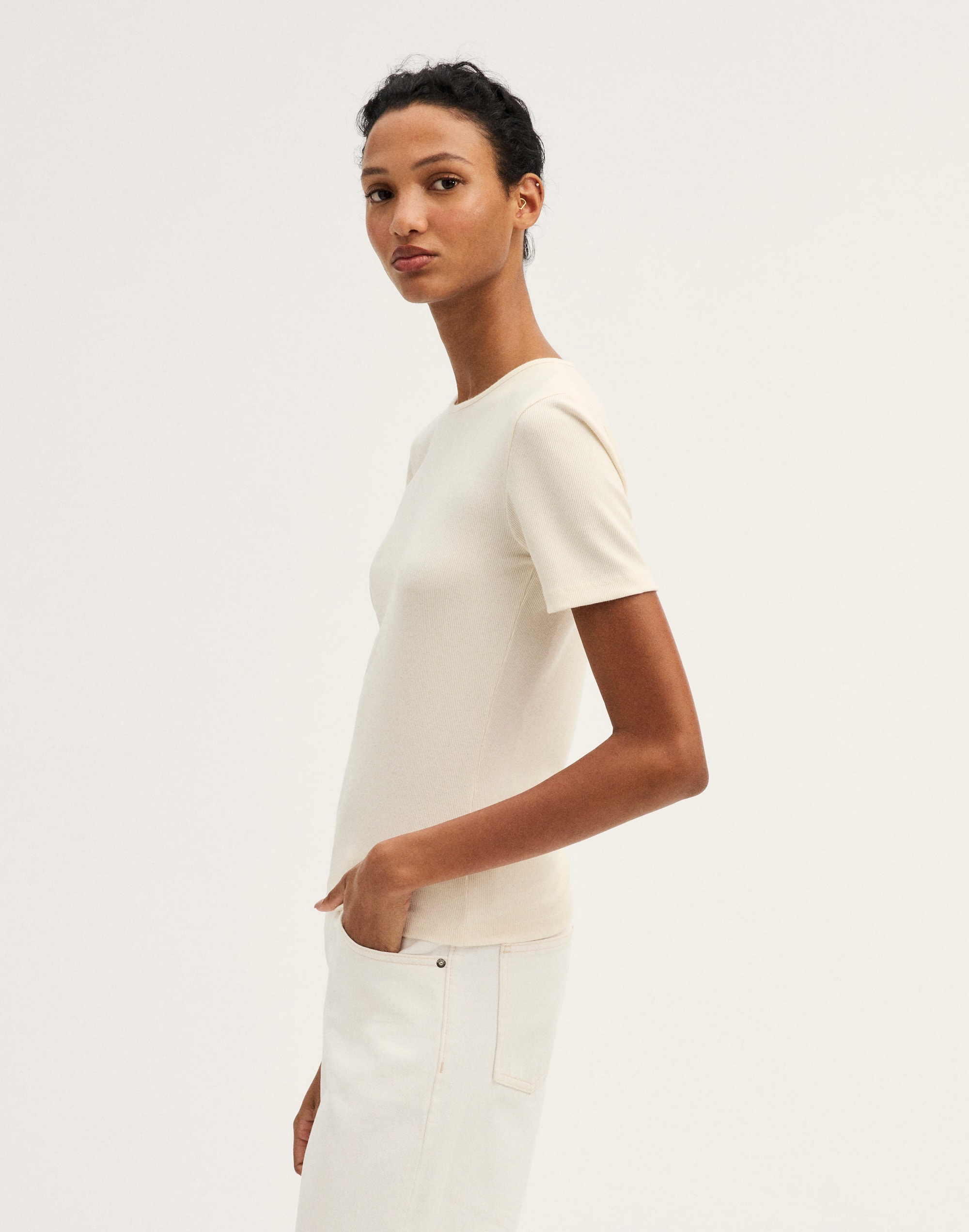 The 9-9 Tee in LuxeRib