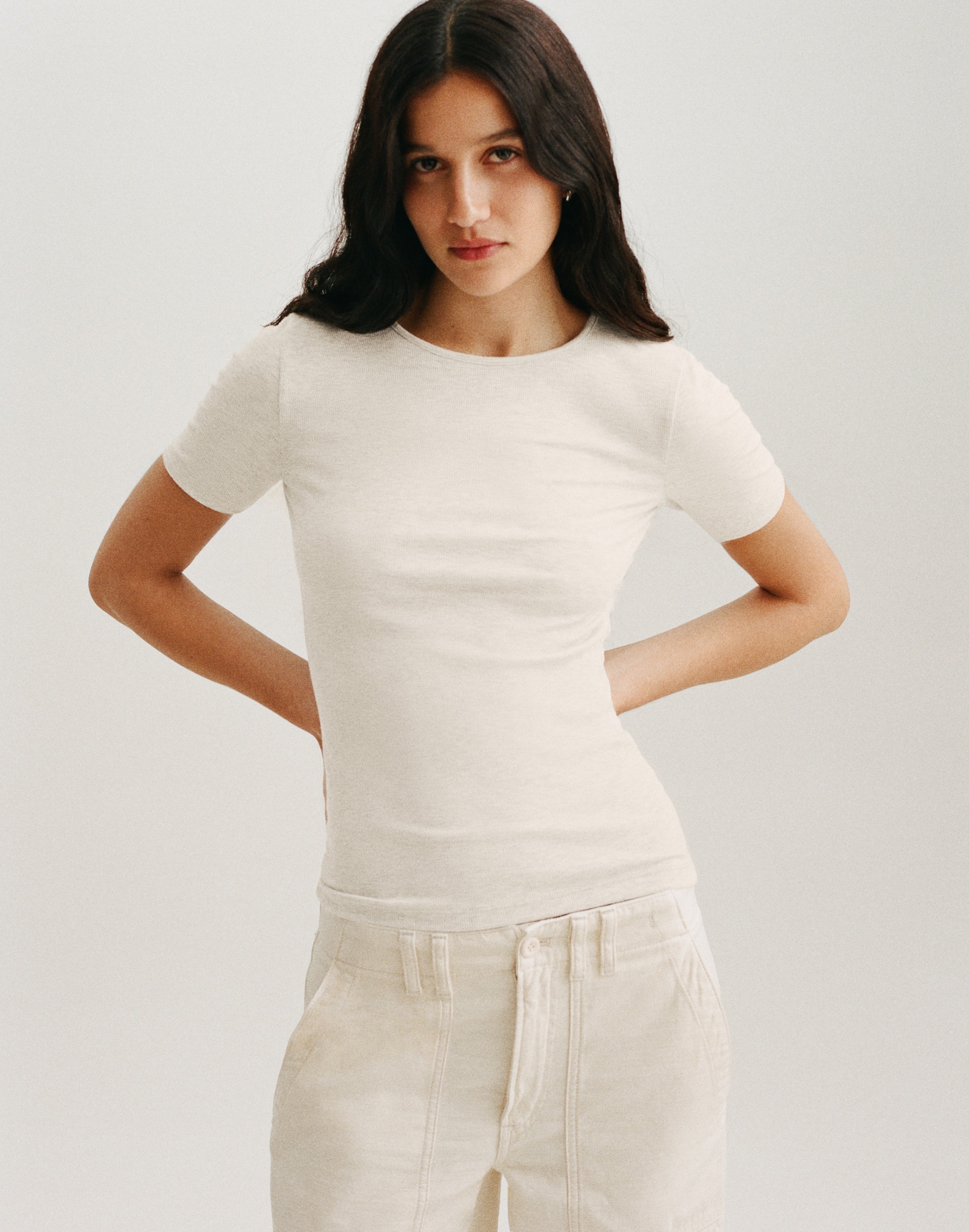 The 9-9 Tee in LuxeRib