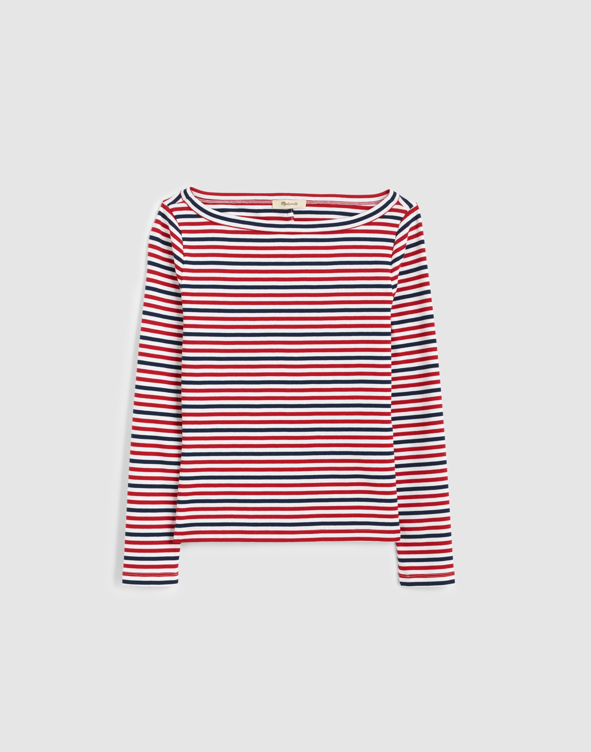 The '90s Boatneck Tee in Compact Cotton
