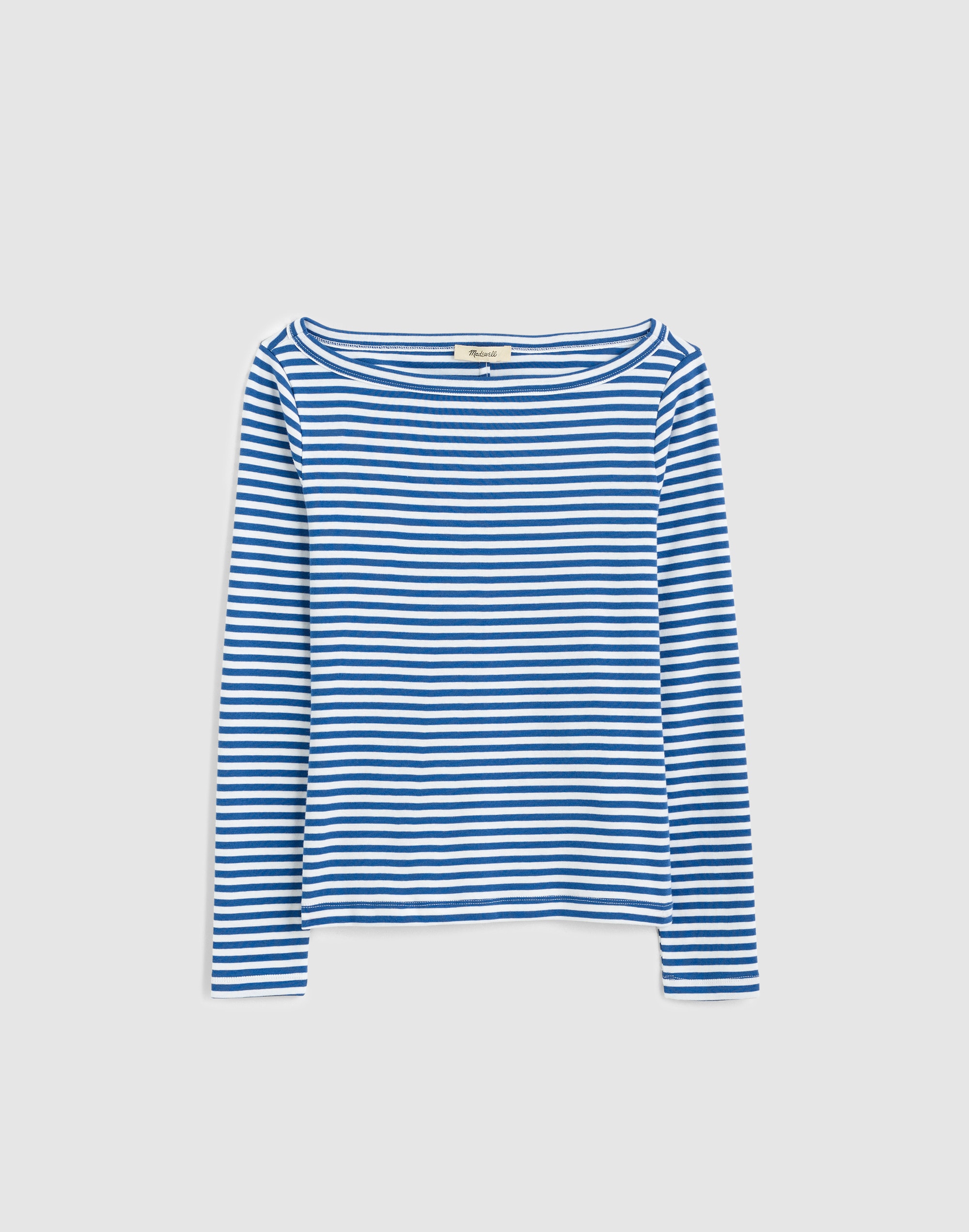 The '90s Boatneck Tee in Compact Cotton