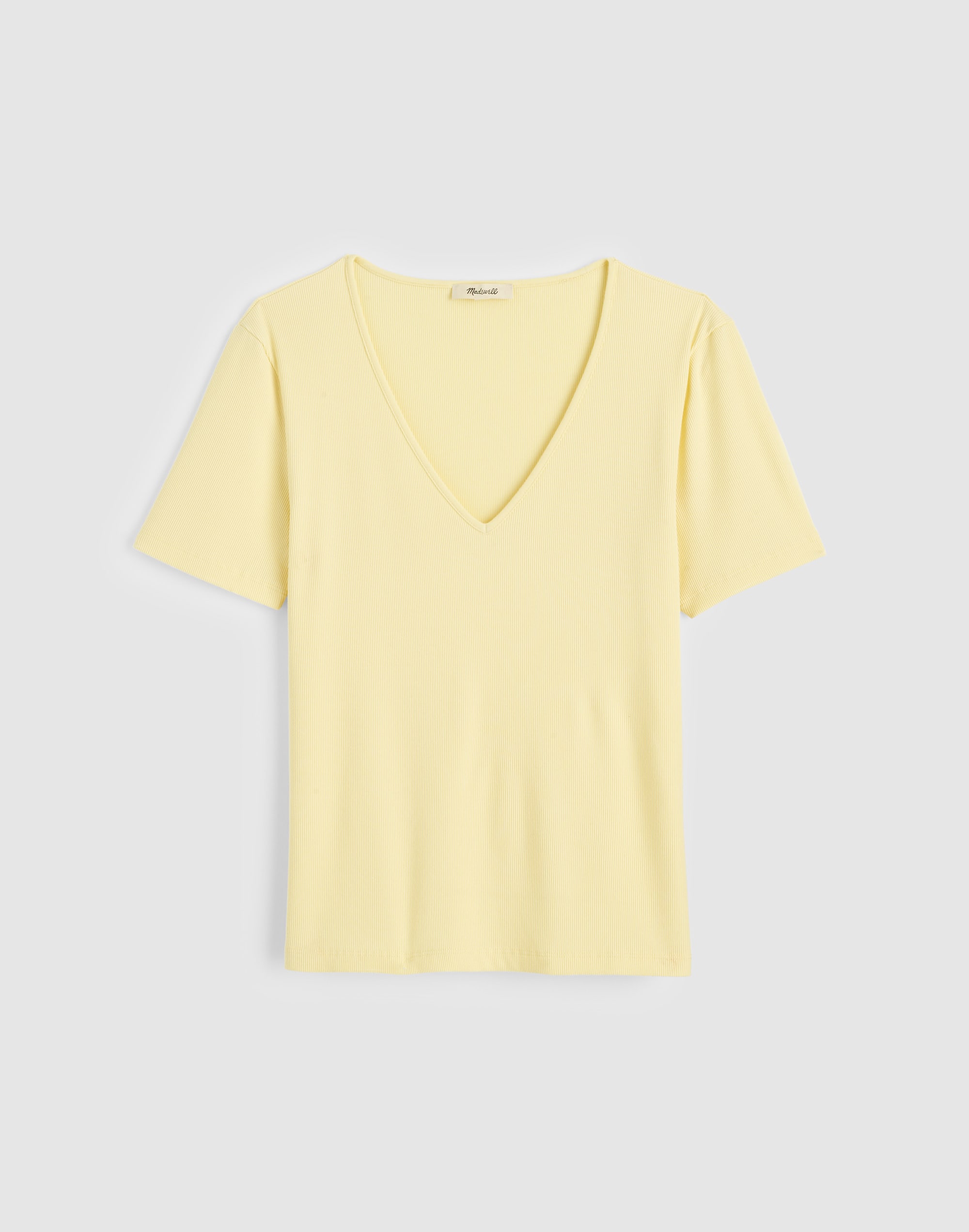 the 9-9 v-neck tee in luxerib