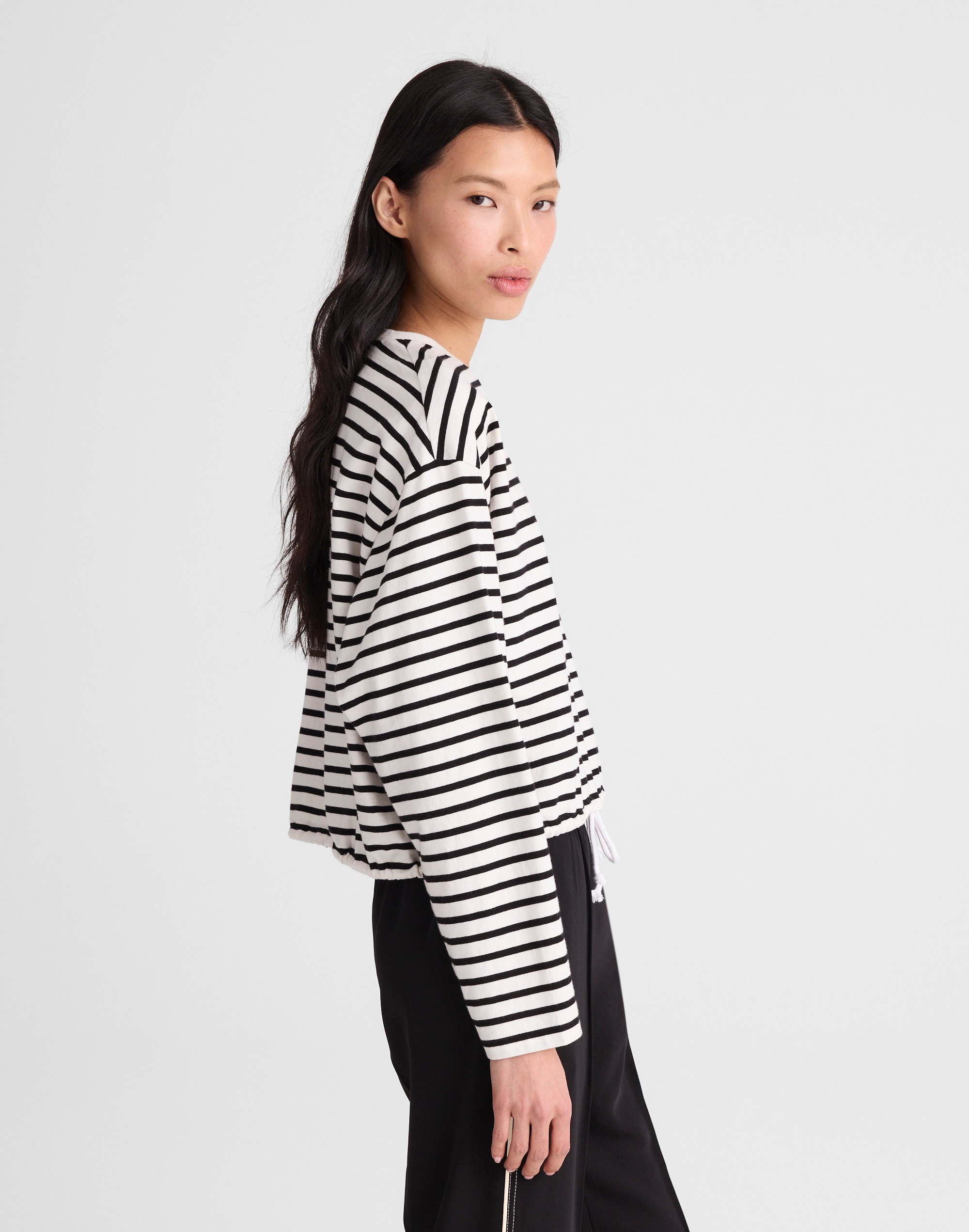 The Perfect Tie-Waist Tee in Allday Jersey