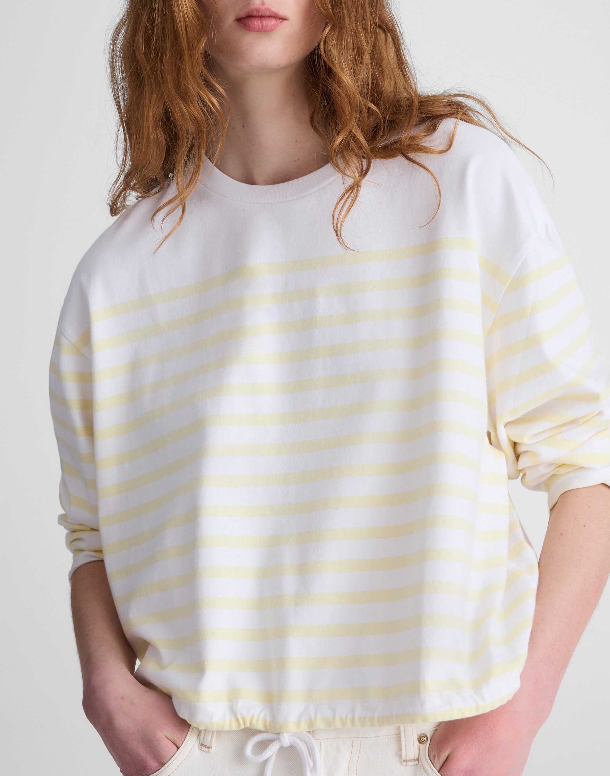 The Perfect Tie-Waist Tee in Allday Jersey