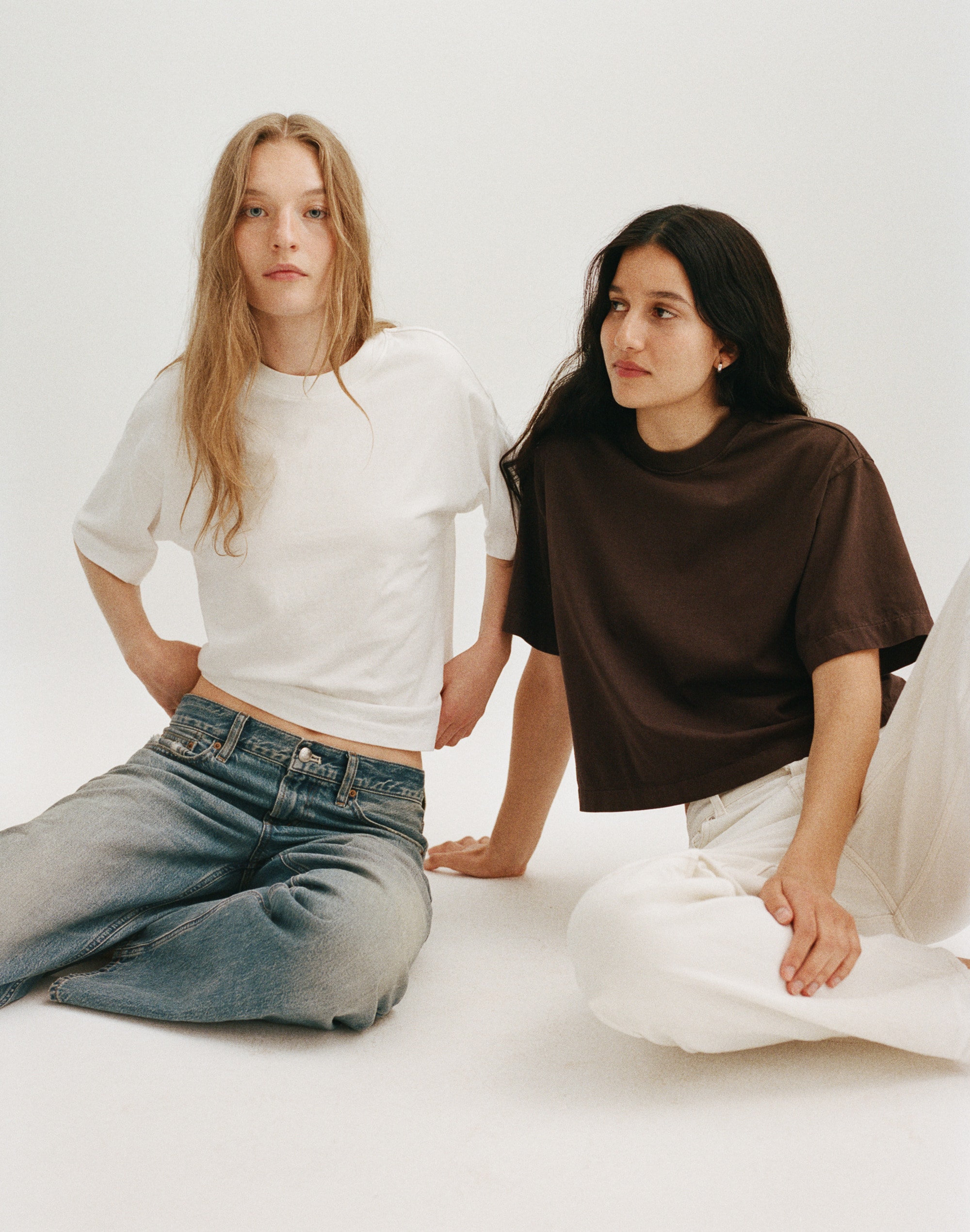 The Boxy Crop Tee in Allday Jersey