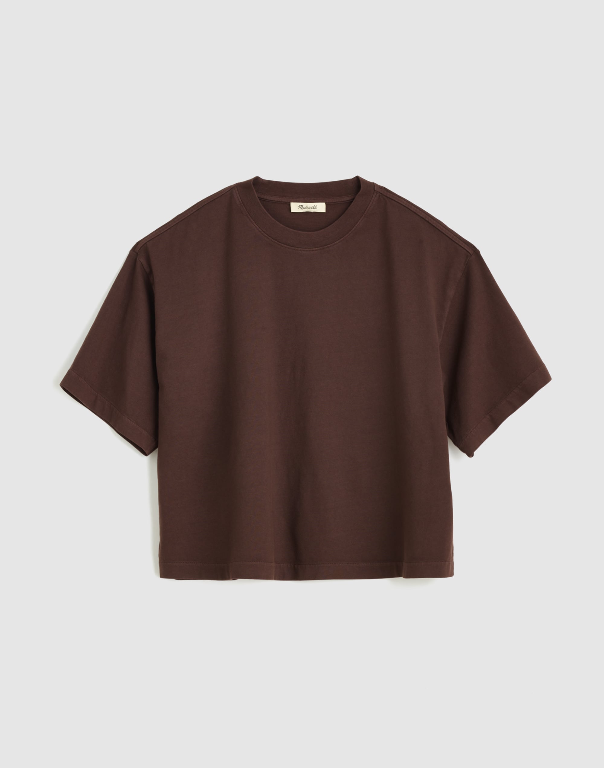 The Boxy Crop Tee in Allday Jersey