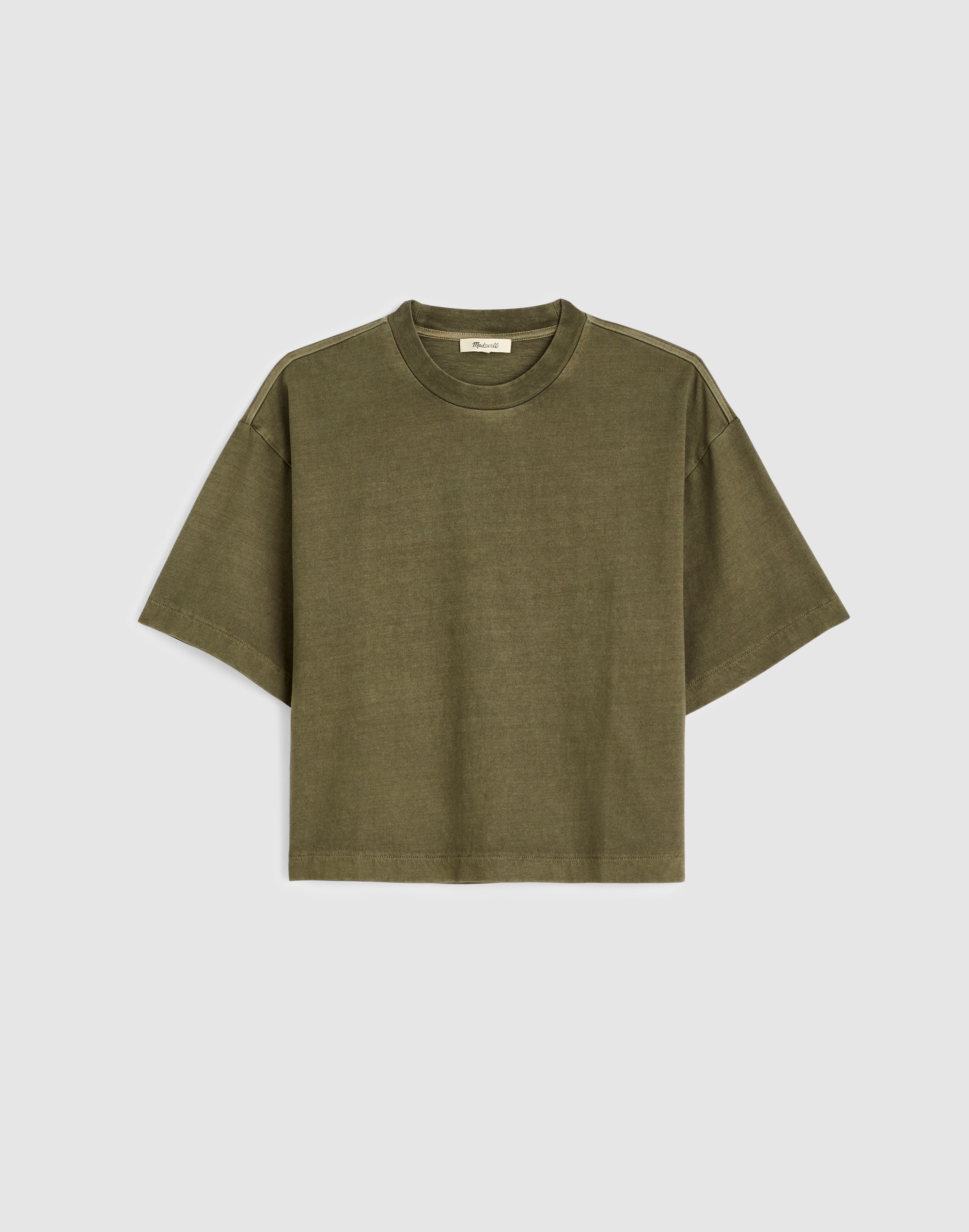 The Boxy Crop Tee in Allday Jersey