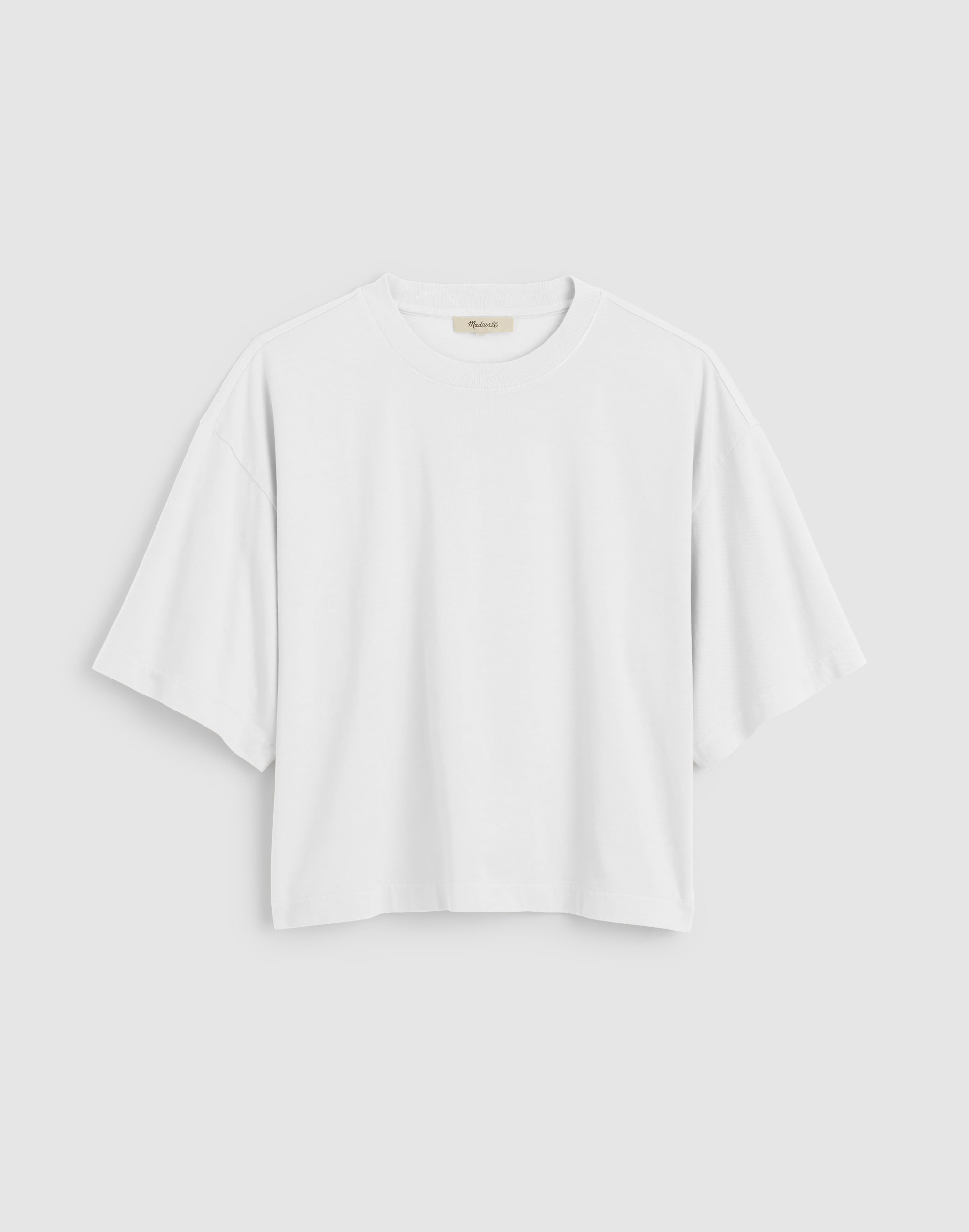 The Boxy Crop Tee in Allday Jersey