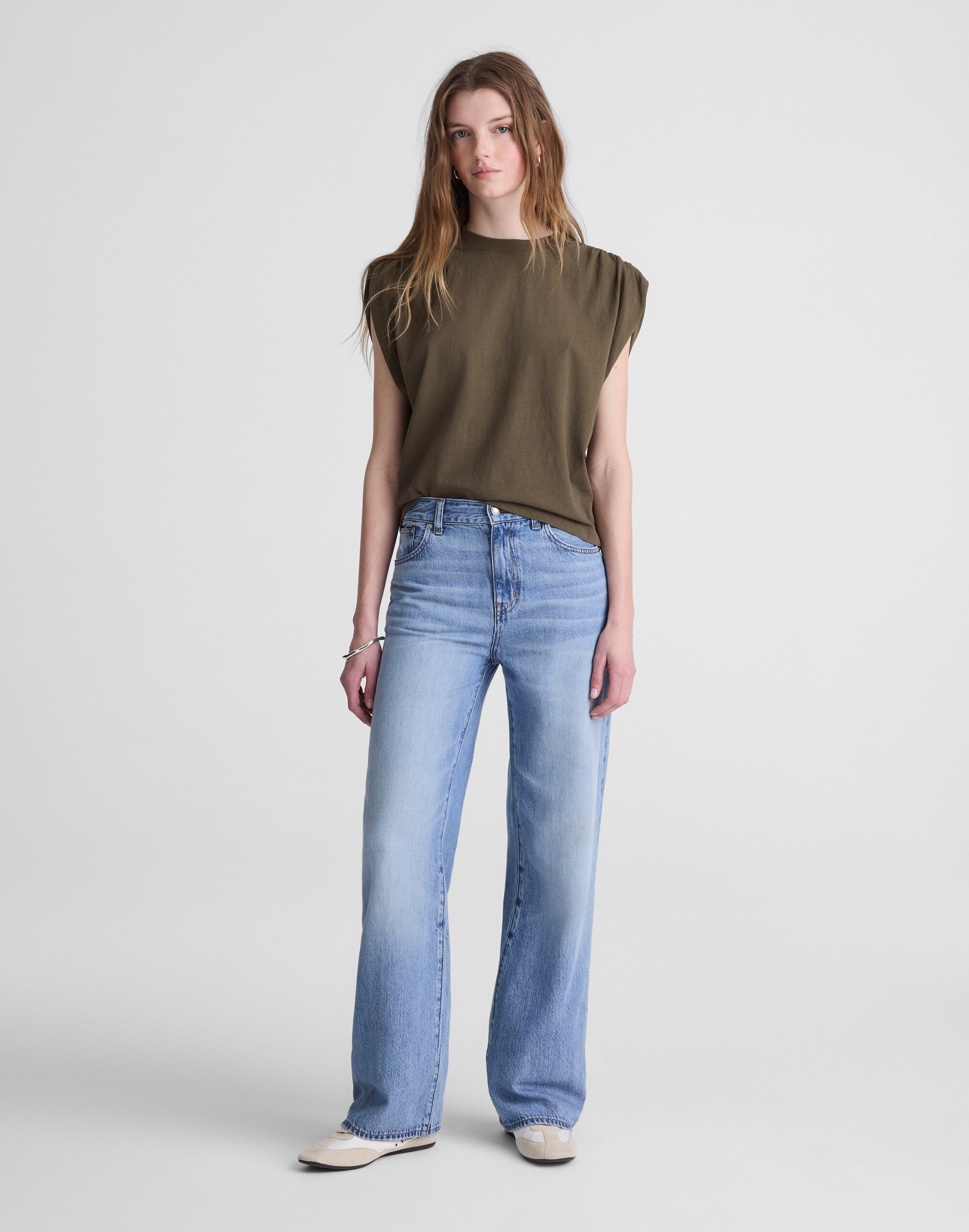 The Relaxed Muscle Tee in Vintage Jersey