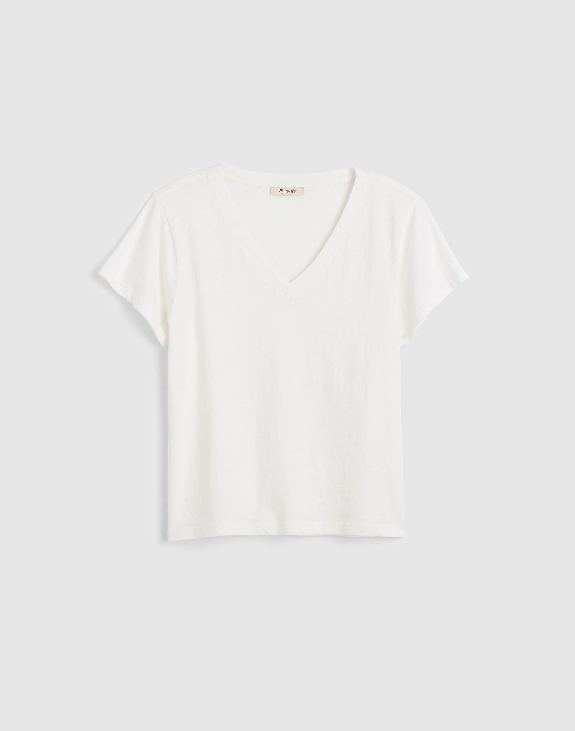 The Relaxed V-Neck Tee in Vintage Jersey