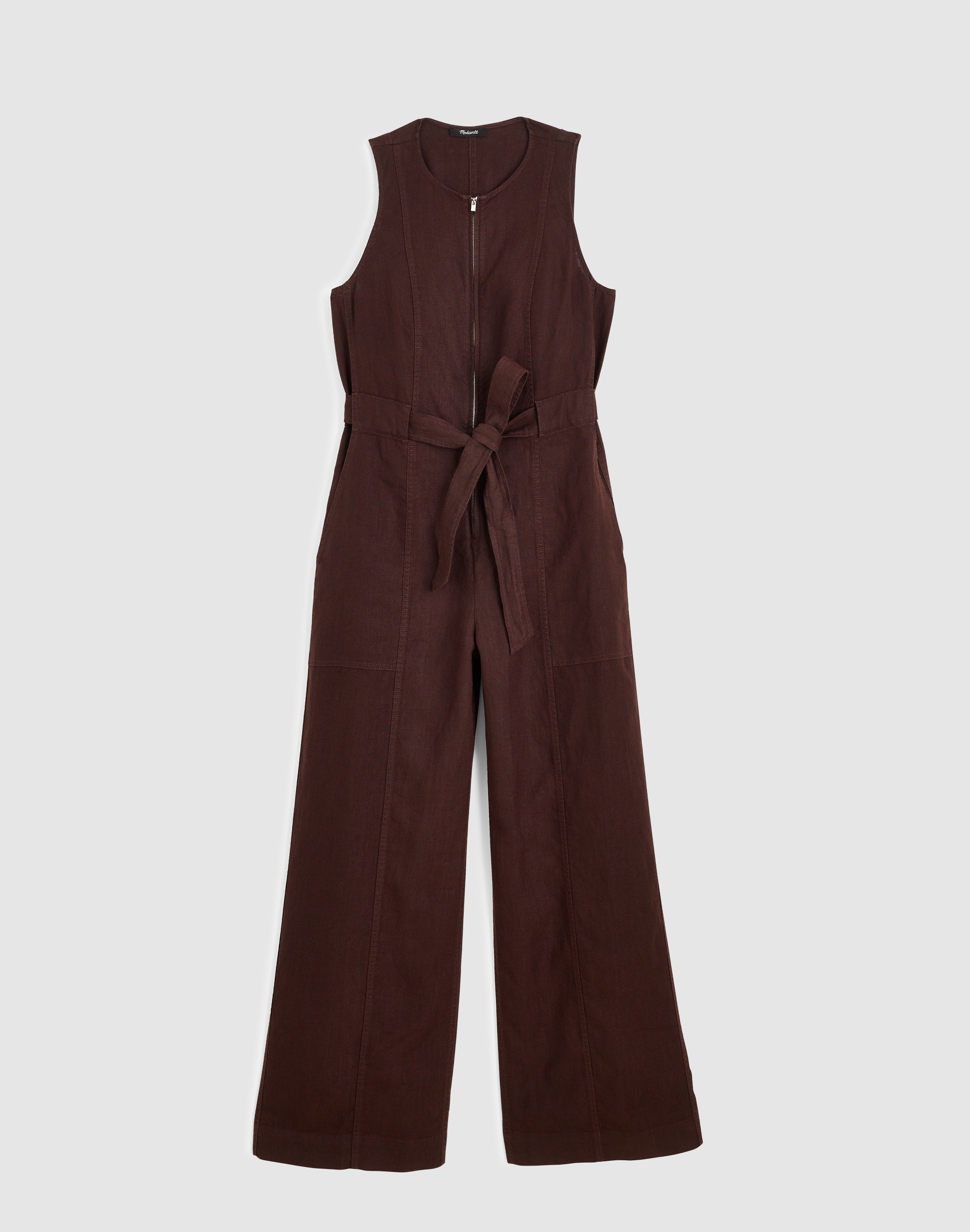 Utility Coverall Straight-Leg Jumpsuit