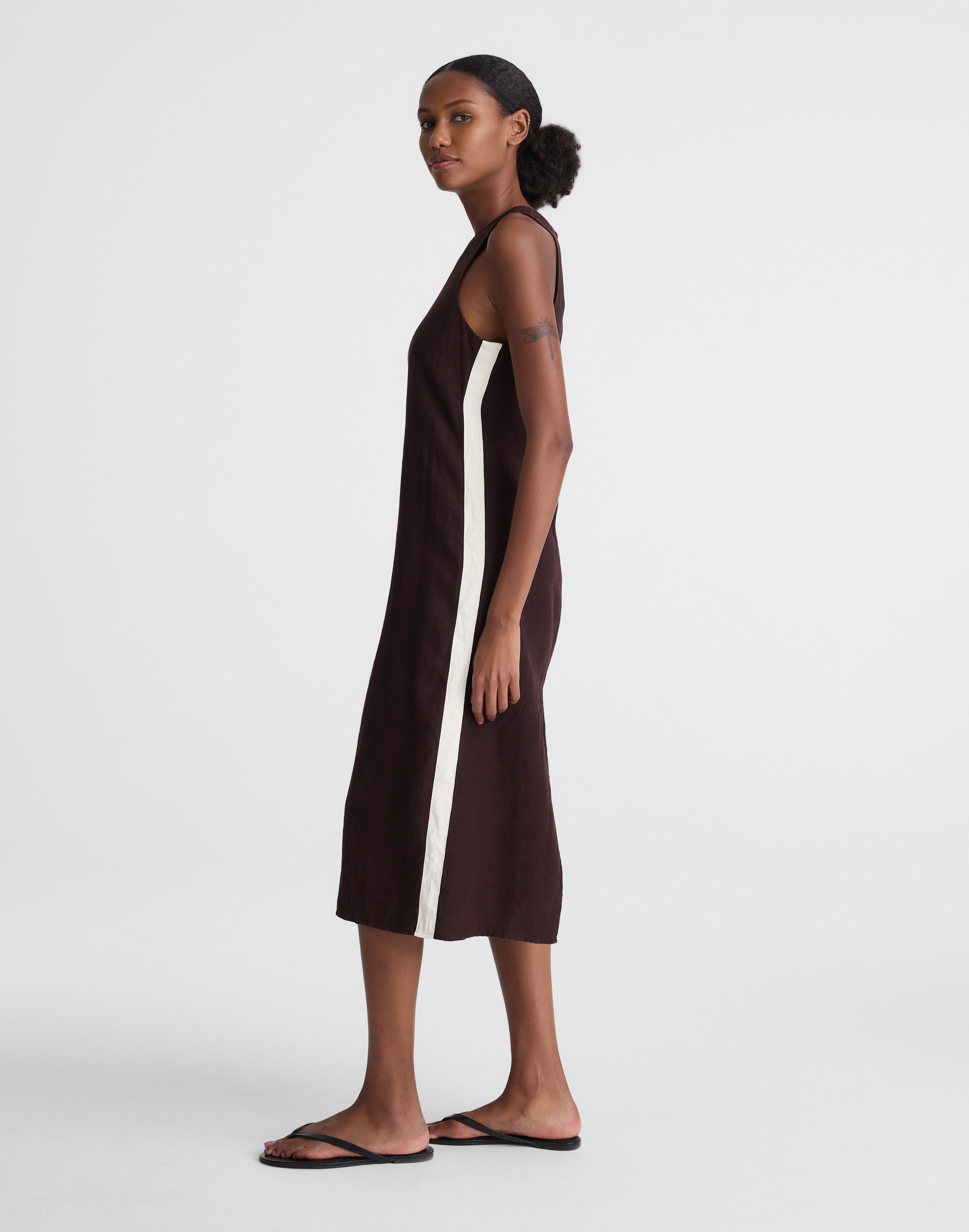The Elena Maxi Dress in 100% Linen