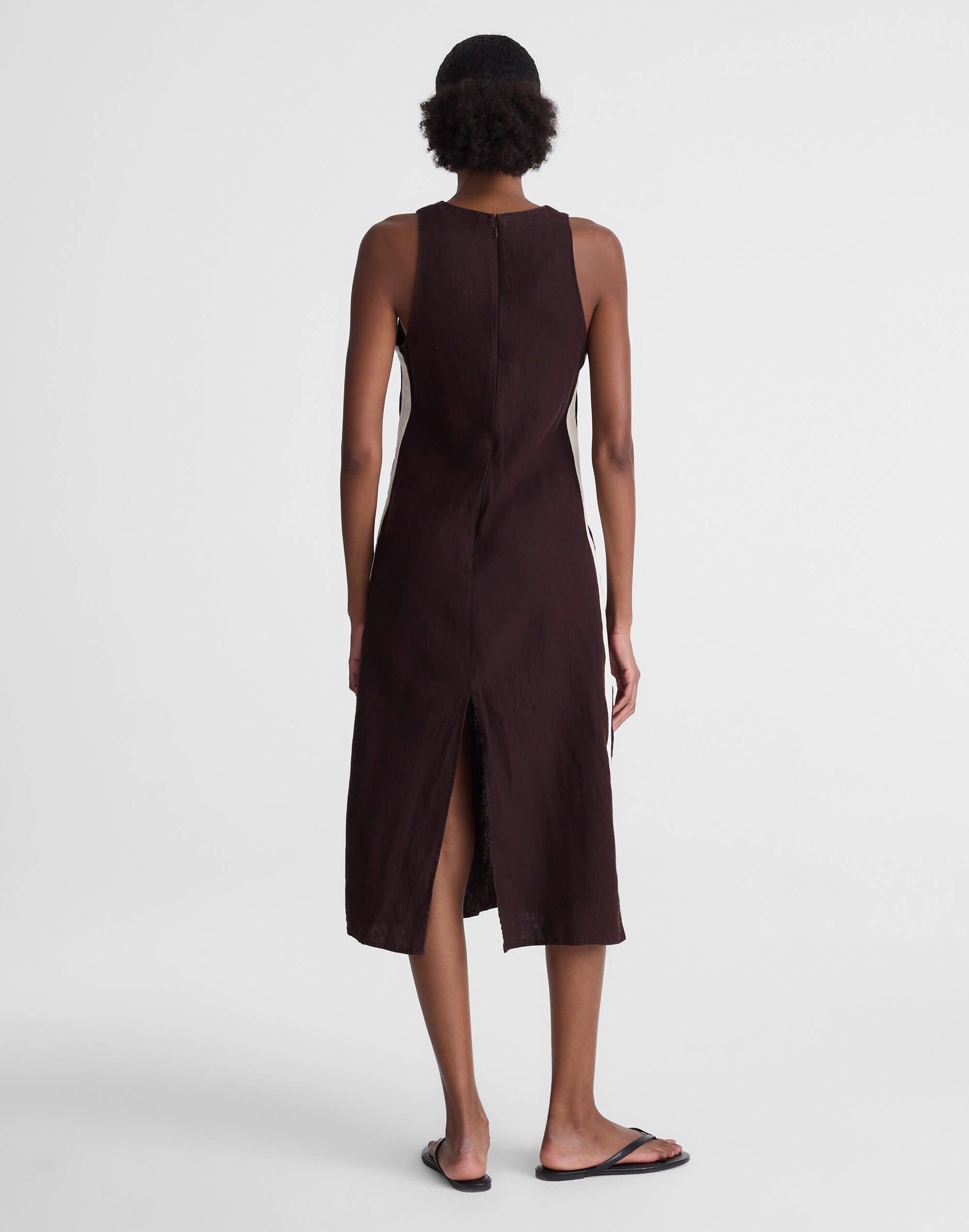 The Elena Maxi Dress in 100% Linen