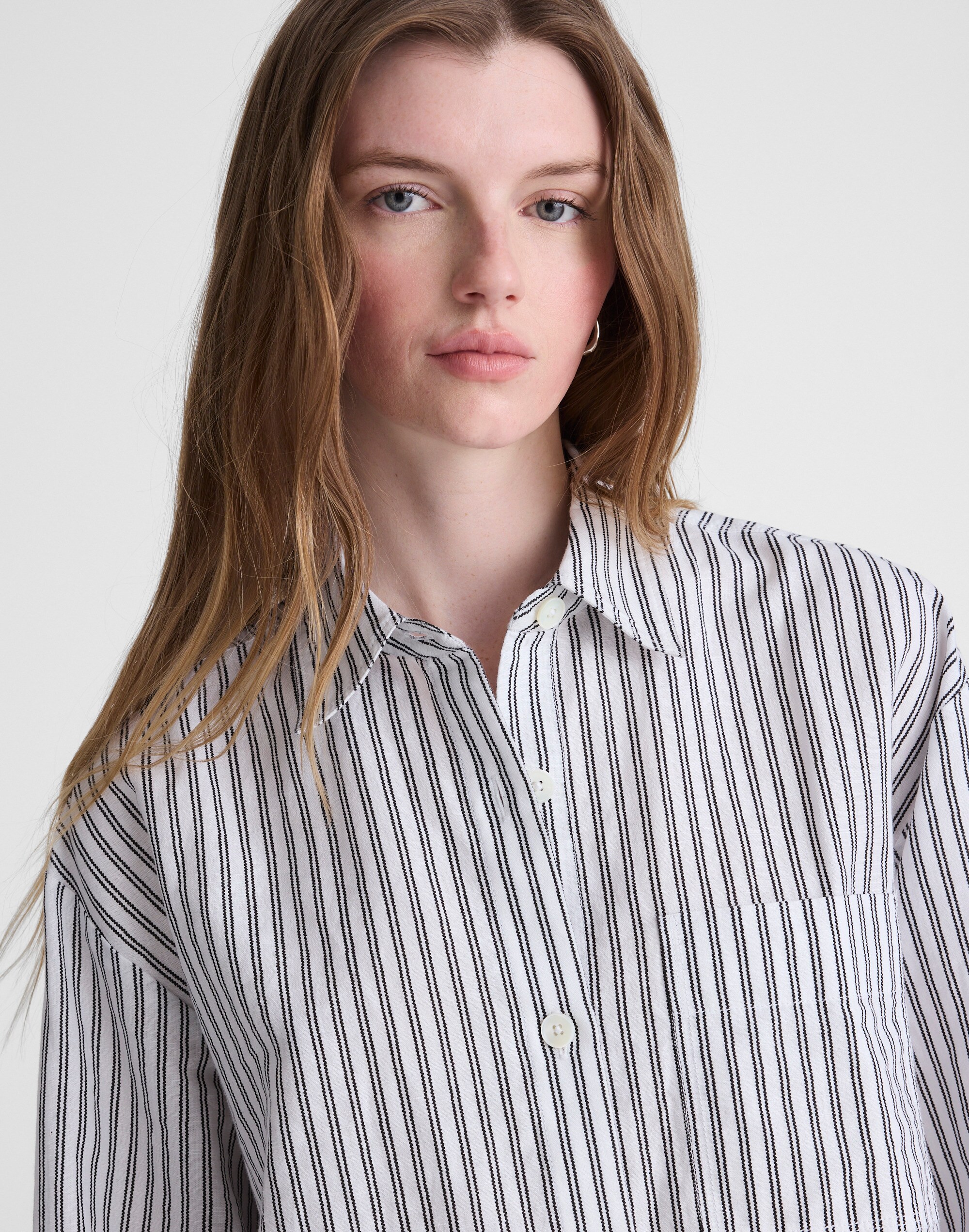 Straight-Hem Shirt