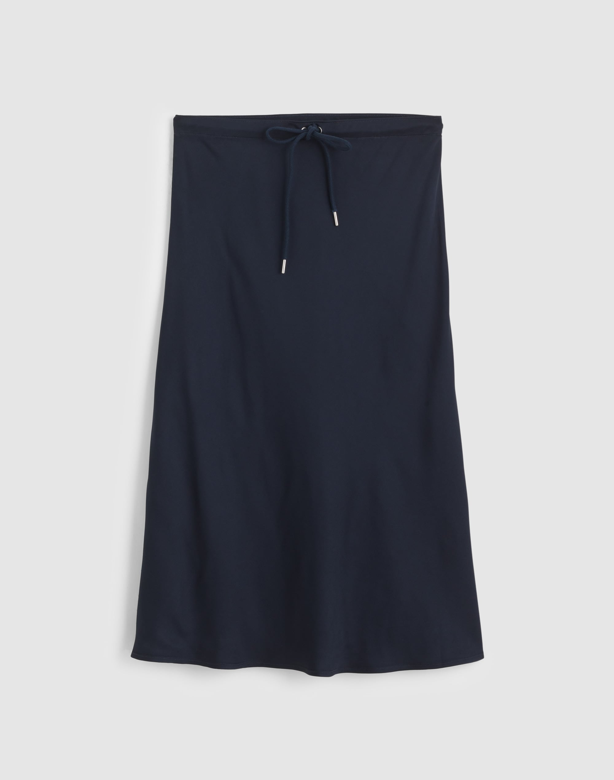 Drawstring Midi Skirt