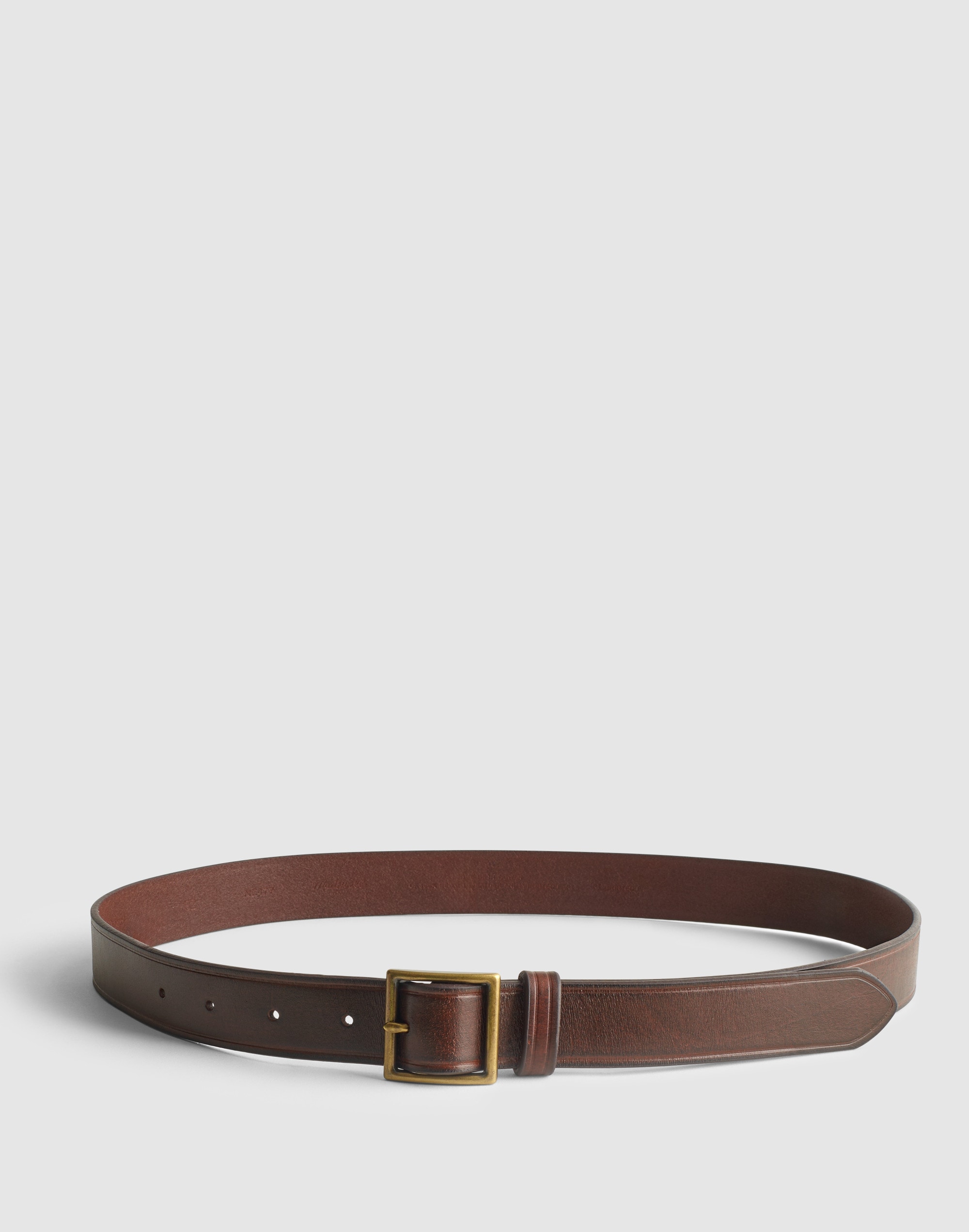 Madewell Modern Garrison Leather Belt In Brown
