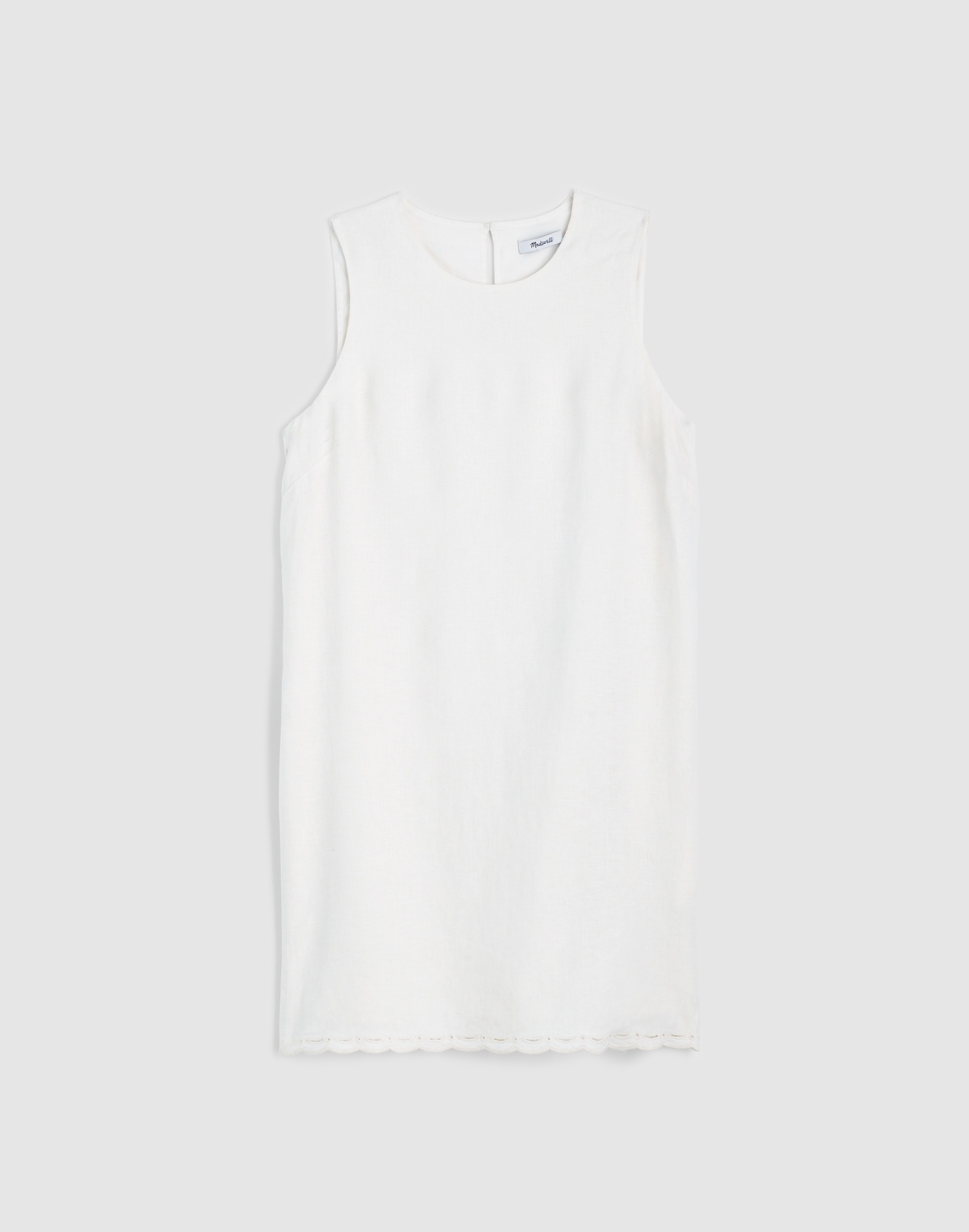 Mini Shift Dress in 100% Linen