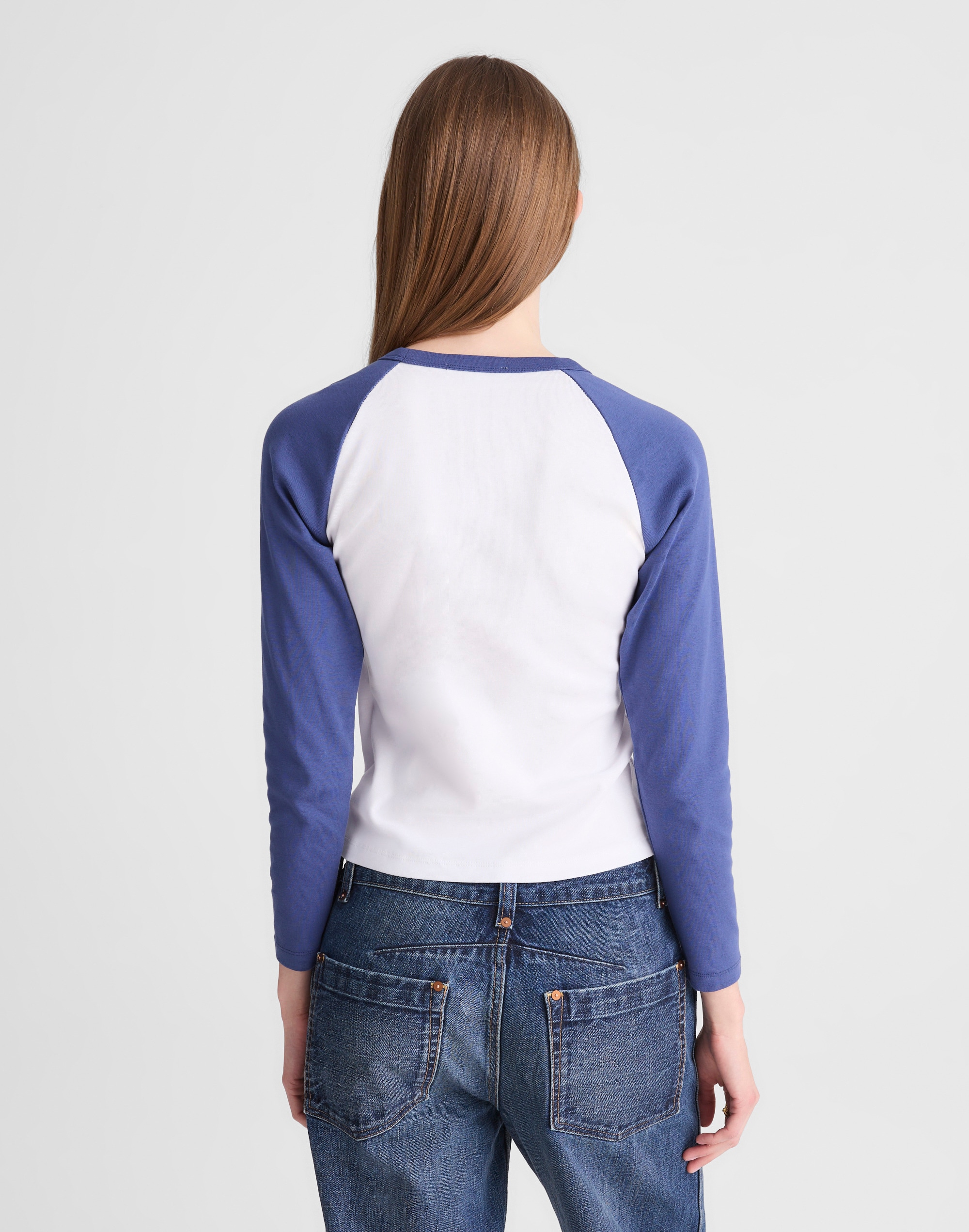 The '90s Long-Sleeve Tee in Compact Cotton