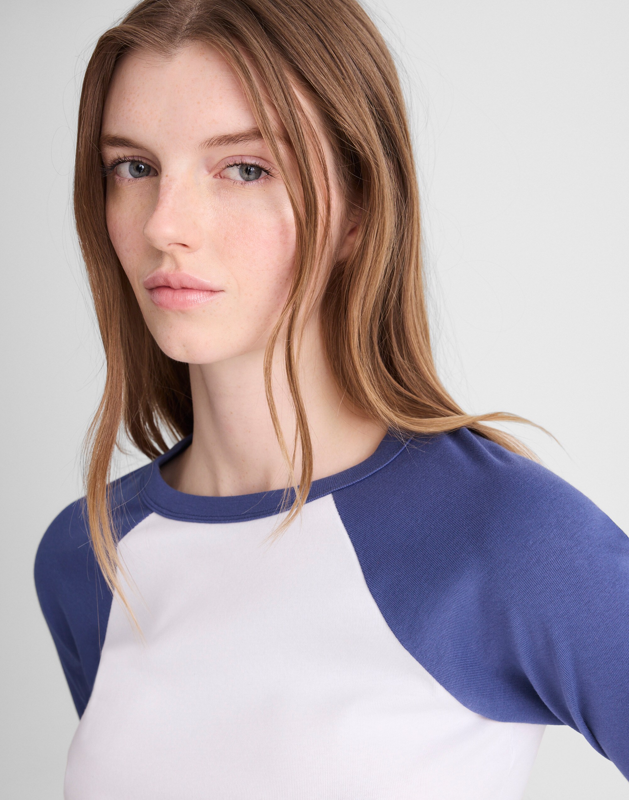 The '90s Long-Sleeve Tee in Compact Cotton