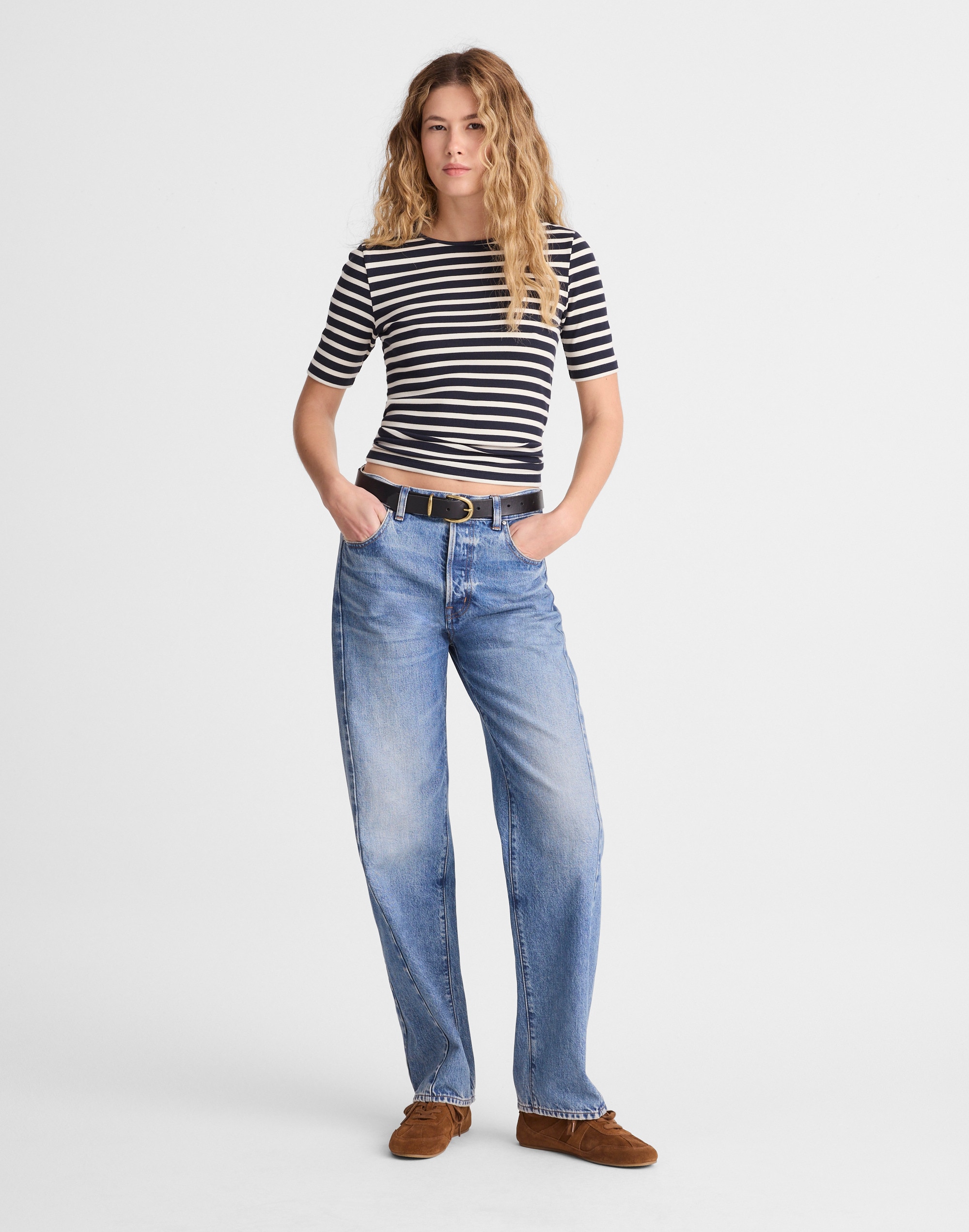 The 9-9 Tee in LuxeRib