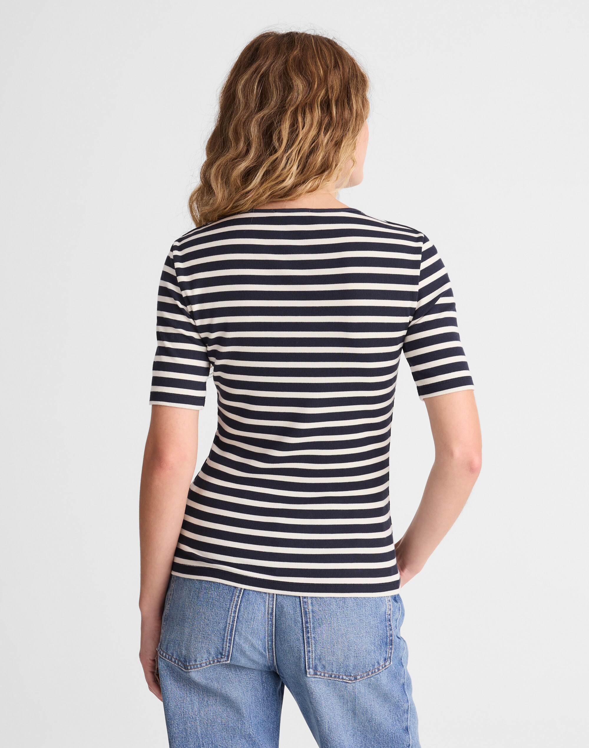 The 9-9 Tee in LuxeRib